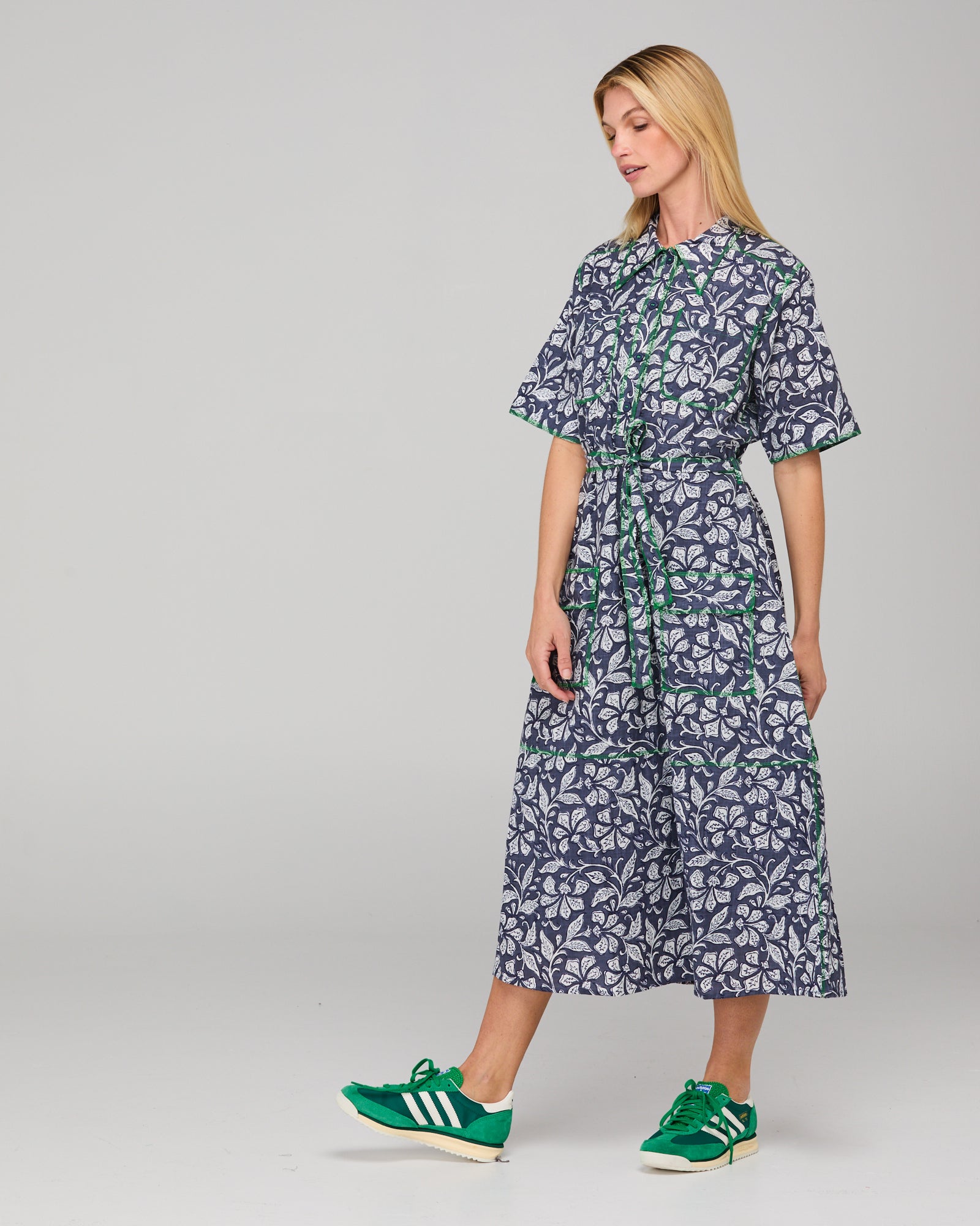 Boom Shankar Rishi Dress - Izumi Navy