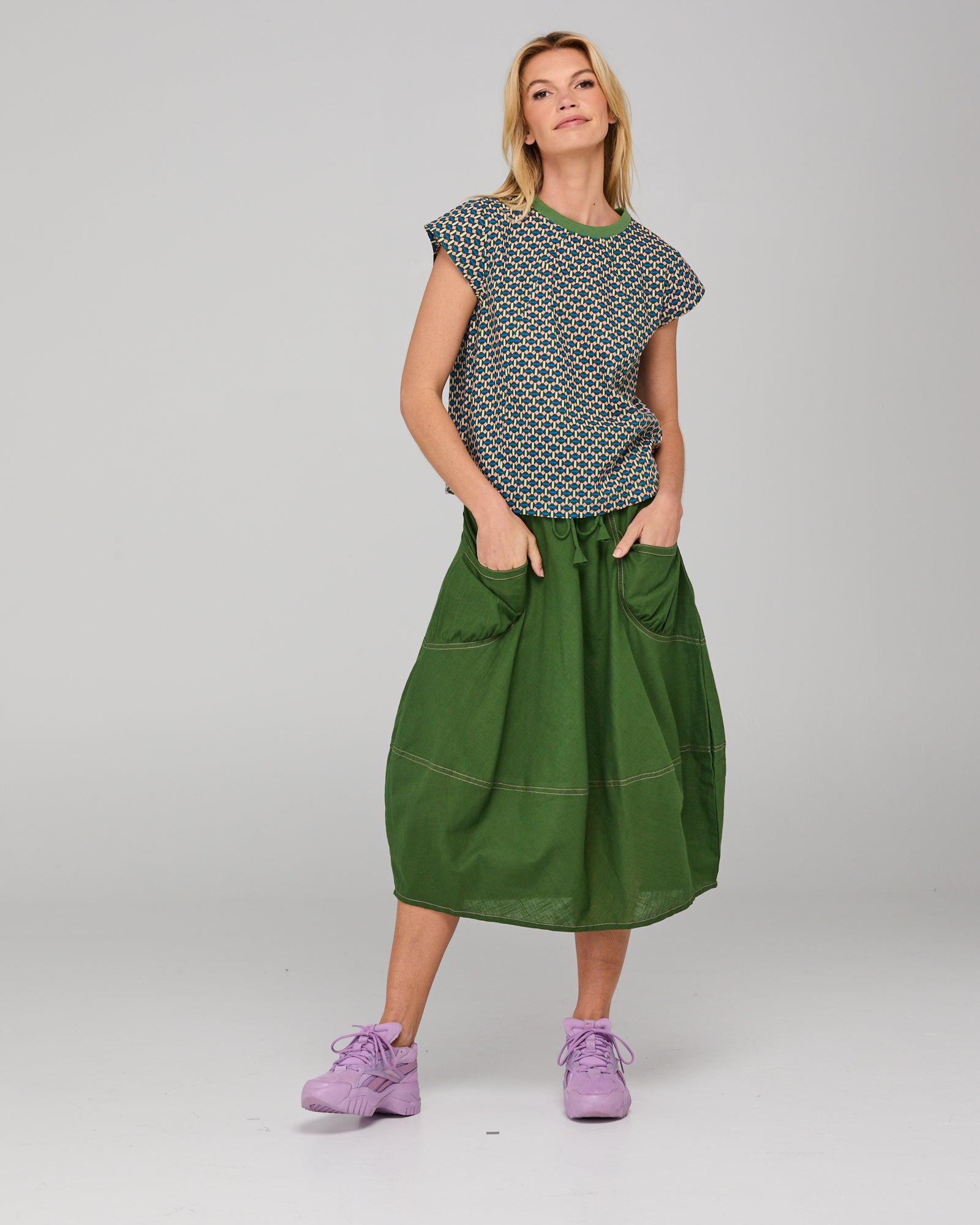 Boom Shankar Leaf Top - Sakura