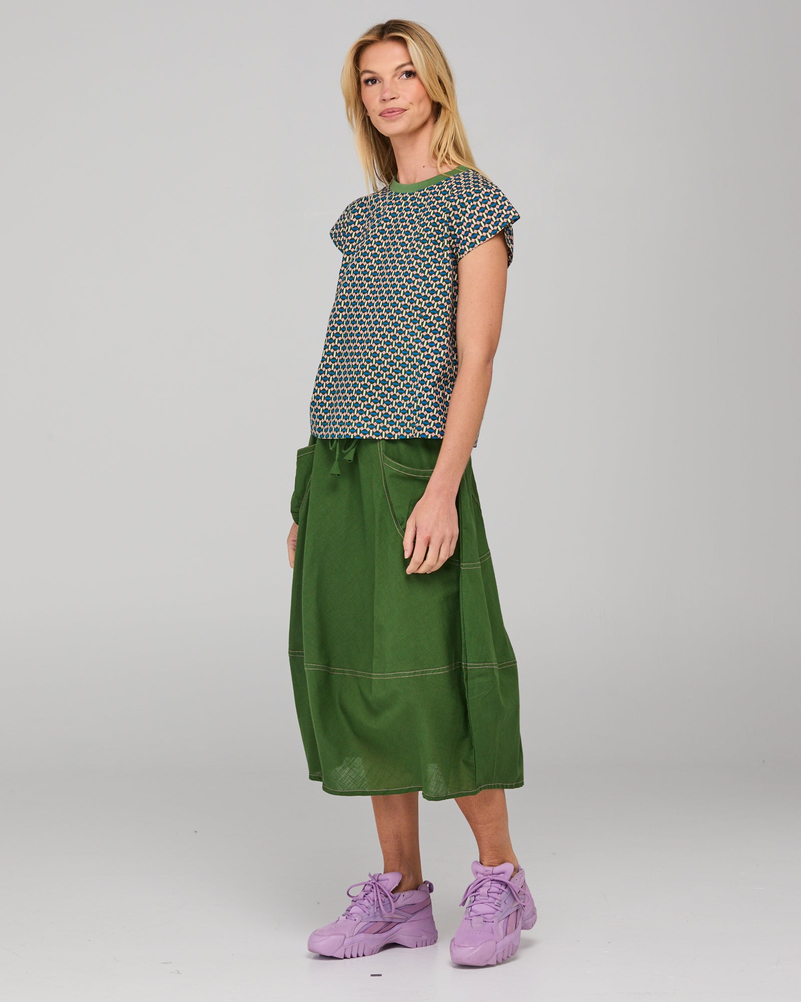 Boom Shankar Leaf Top - Sakura