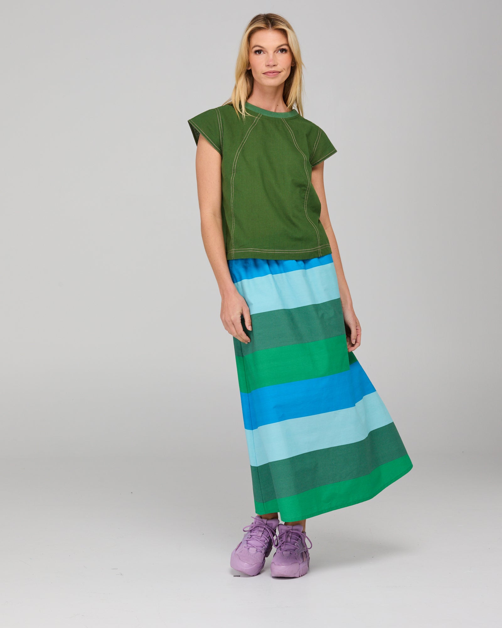 Boom Shankar Leaf Top - Midori