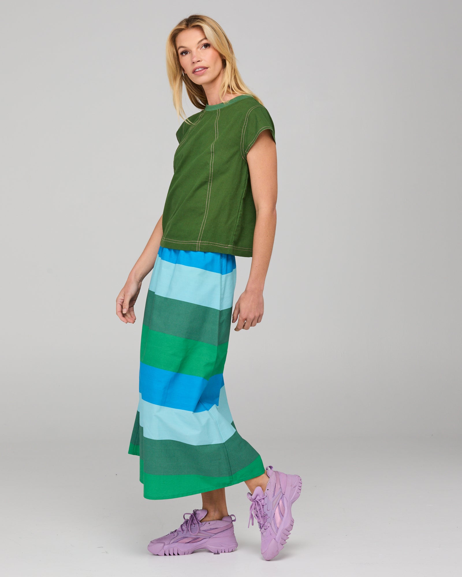 Boom Shankar Leaf Top - Midori