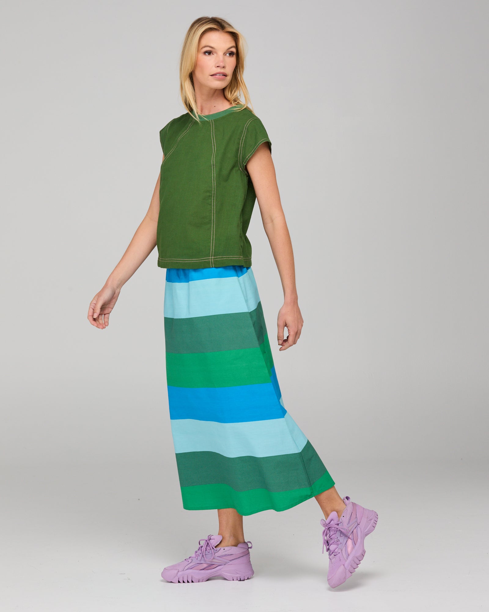 Boom Shankar Leaf Top - Midori