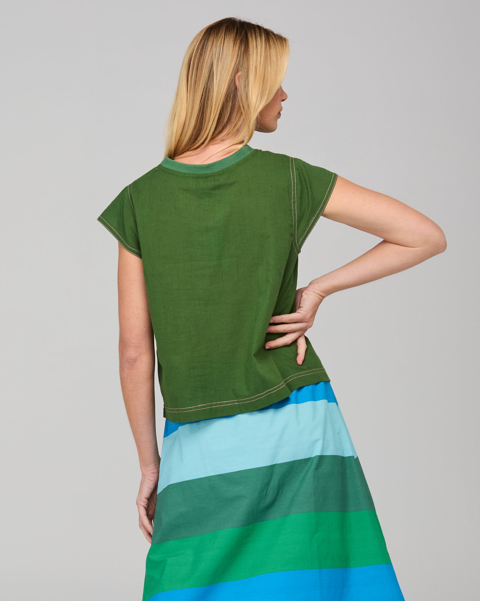 Boom Shankar Leaf Top - Midori