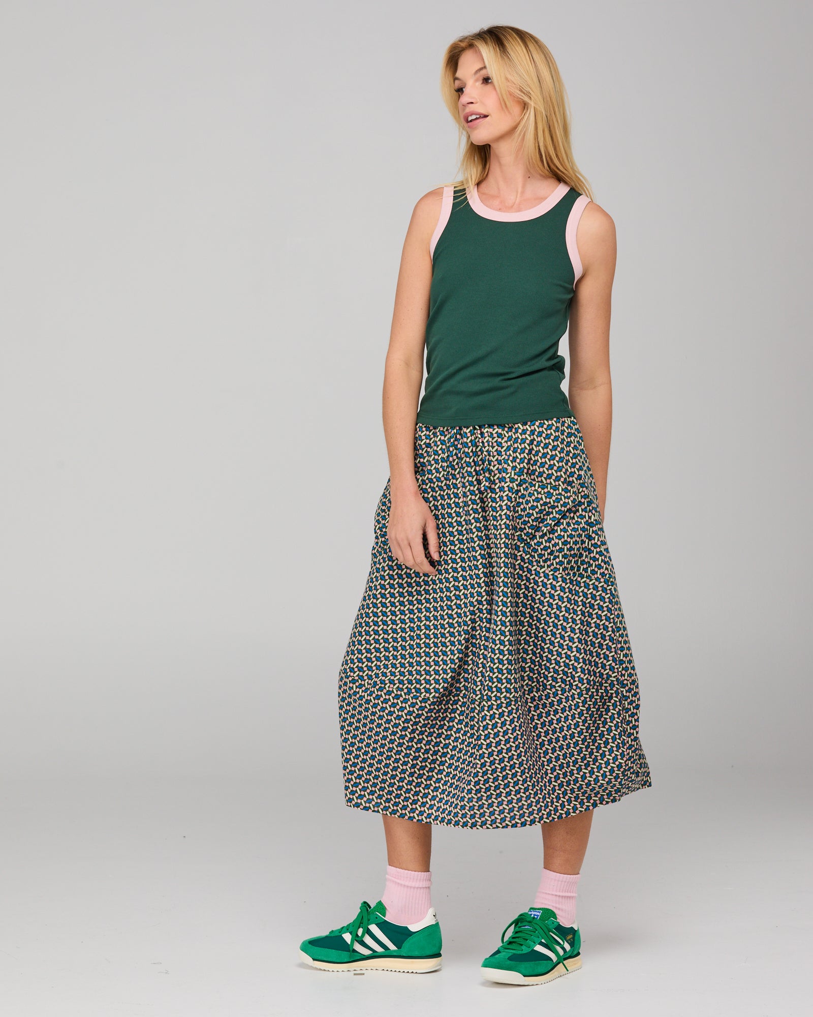 Boom Shankar Guru Skirt - Sakura