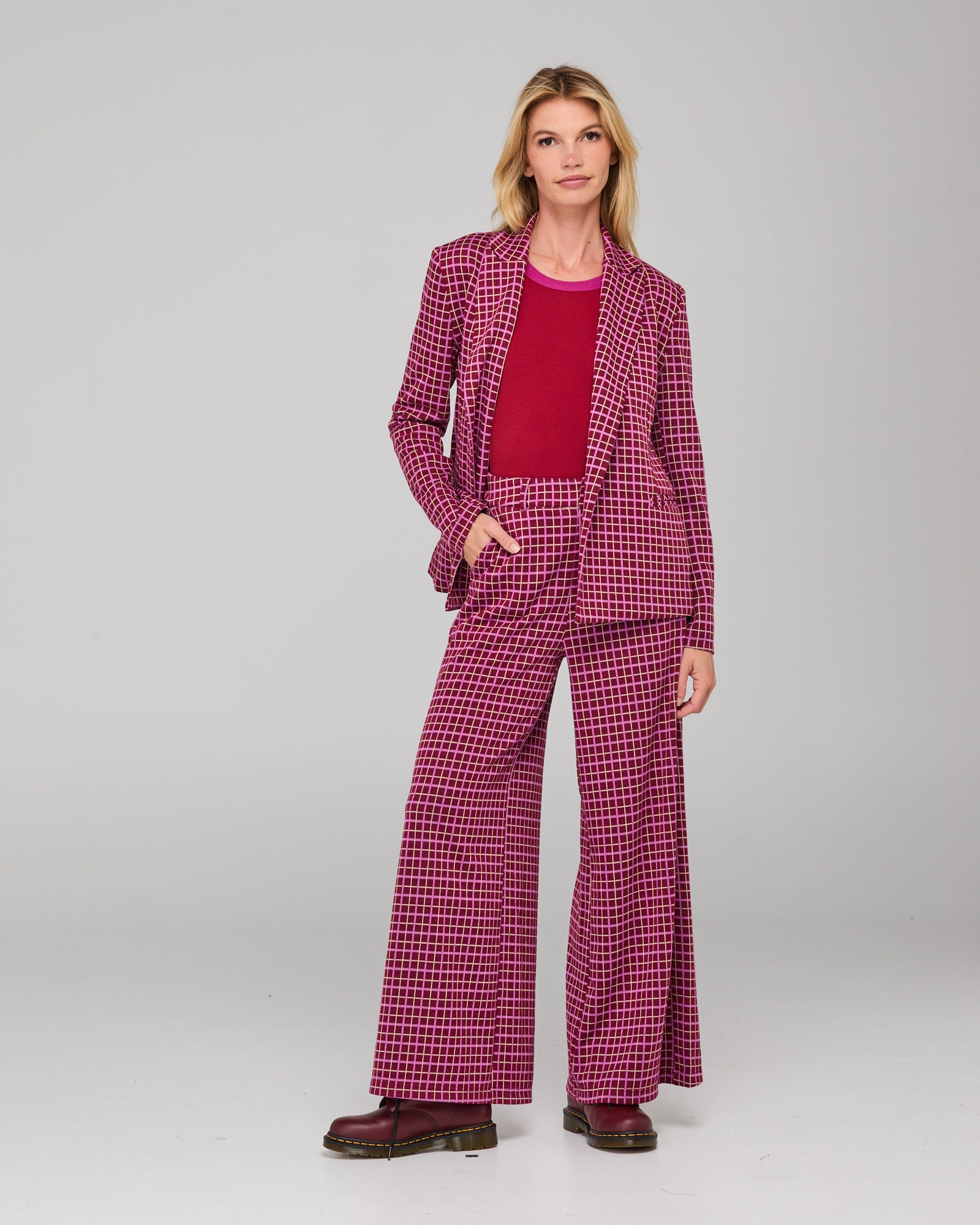 Boom Shankar Aiko Pants - Himari Check