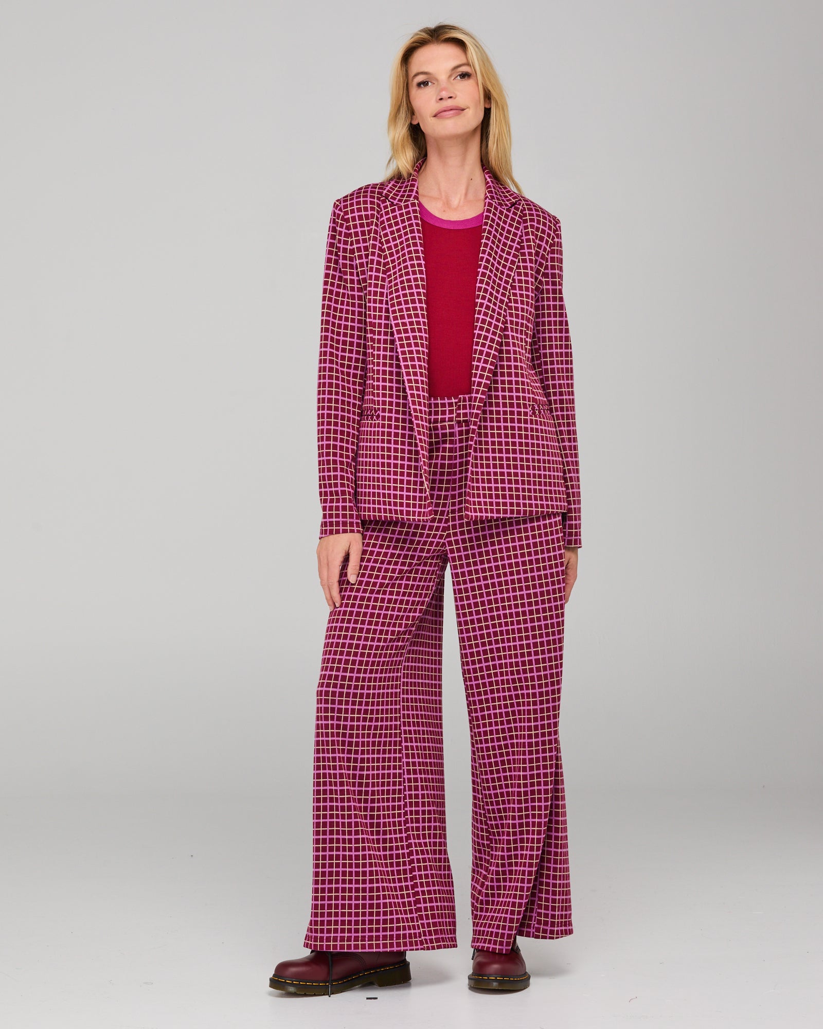 Boom Shankar Aiko Pants - Himari Check