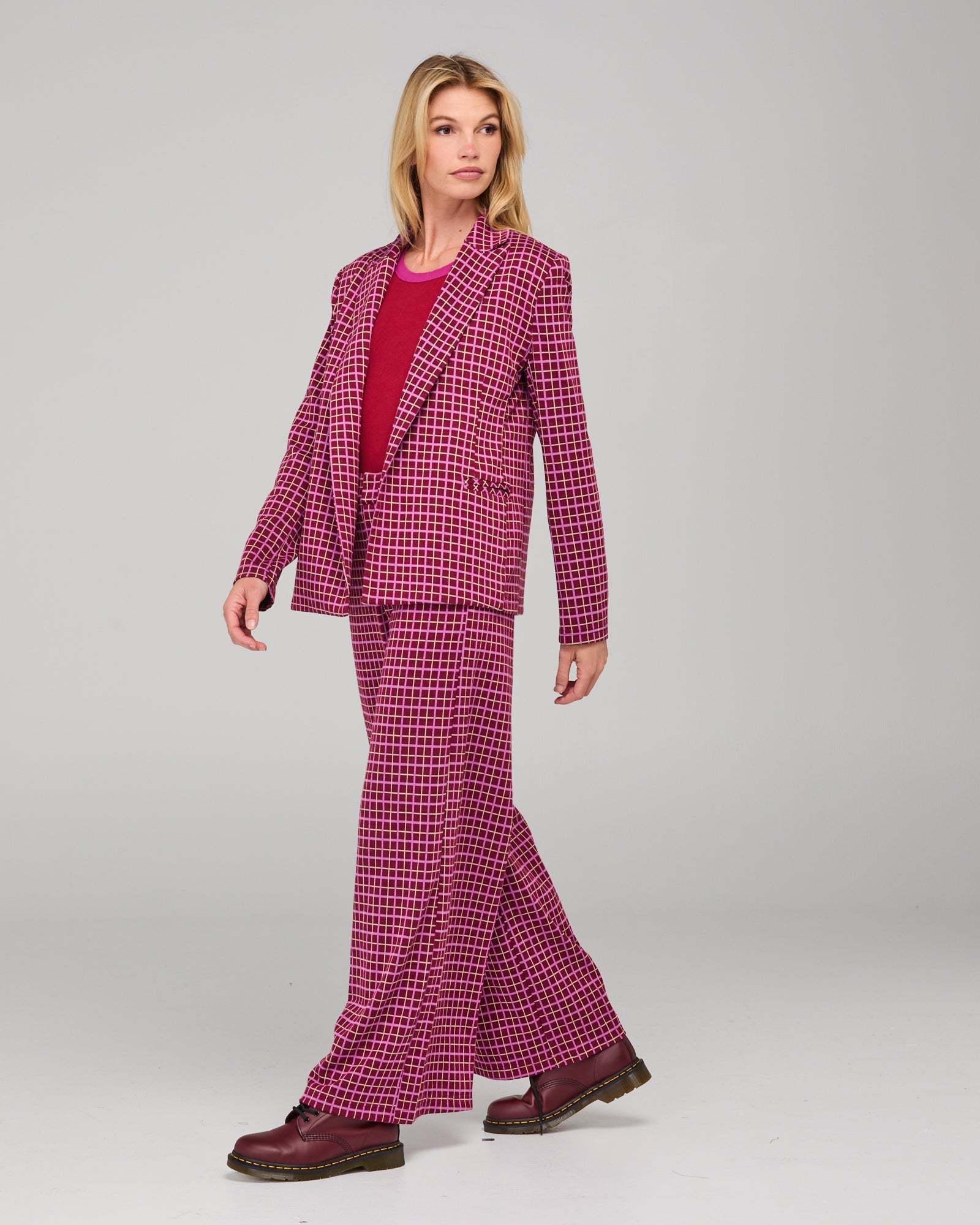 Boom Shankar Aiko Pants - Himari Check