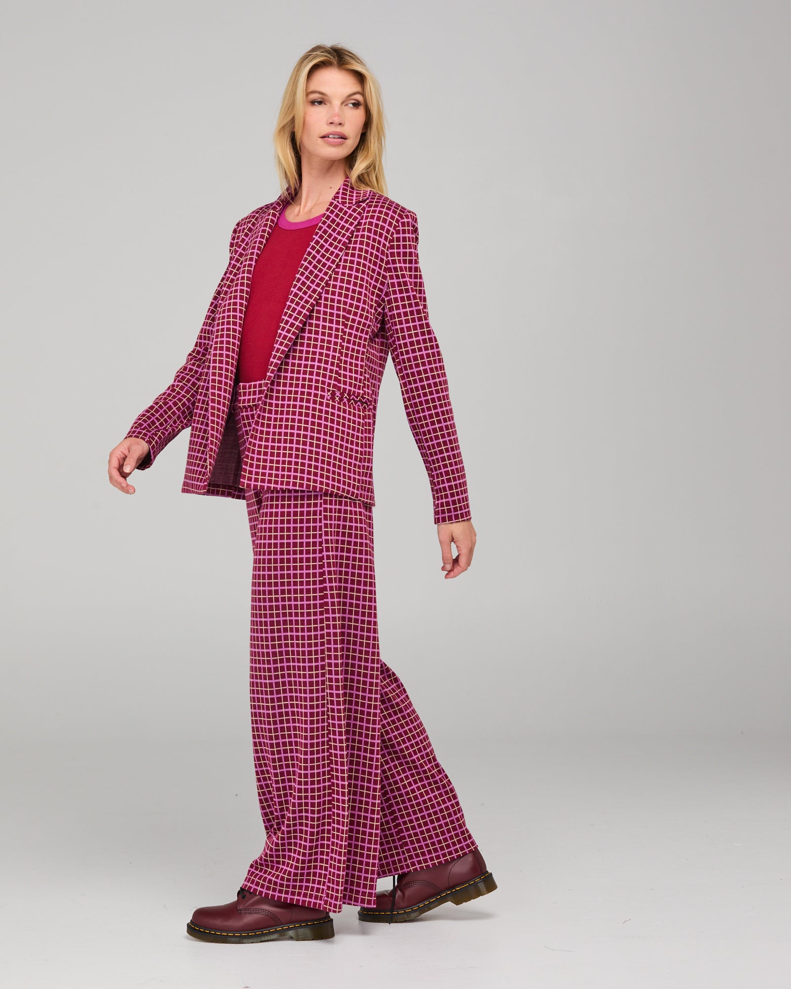 Boom Shankar Aiko Pants - Himari Check