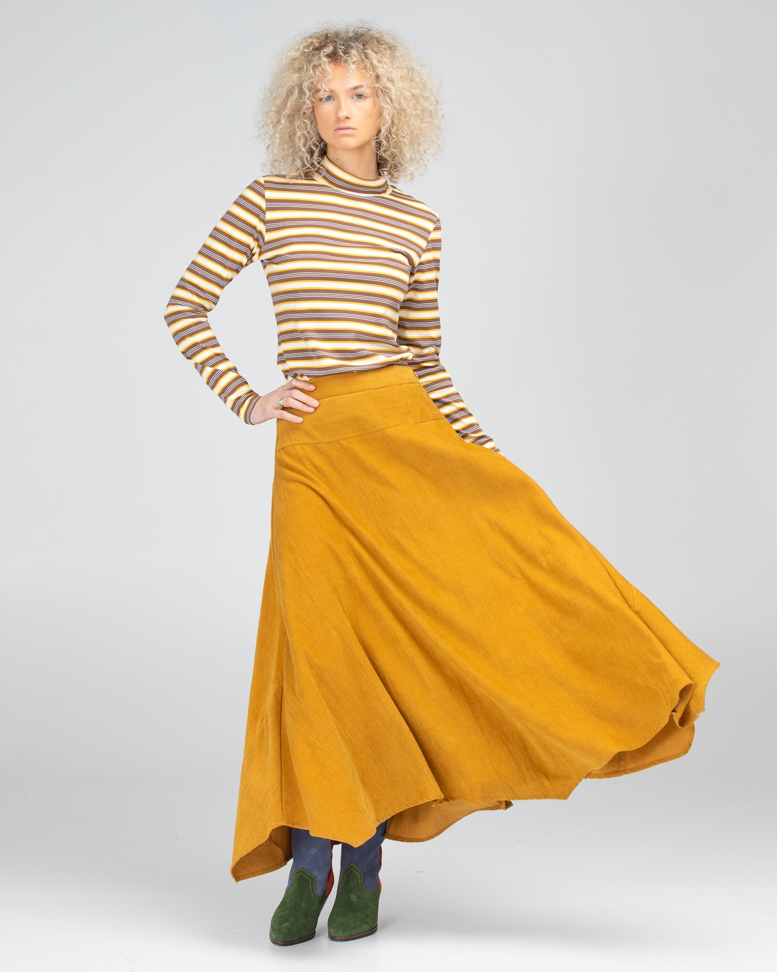 Boom Shankar Adeline Skirt - Marigold