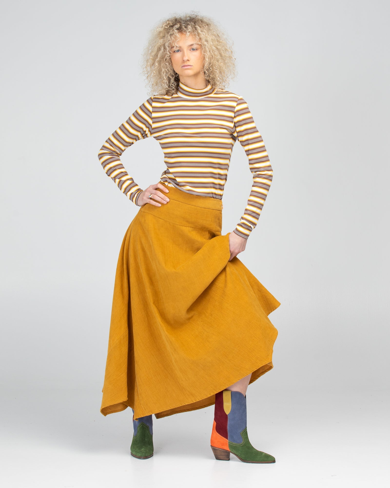 Boom Shankar Adeline Skirt - Marigold