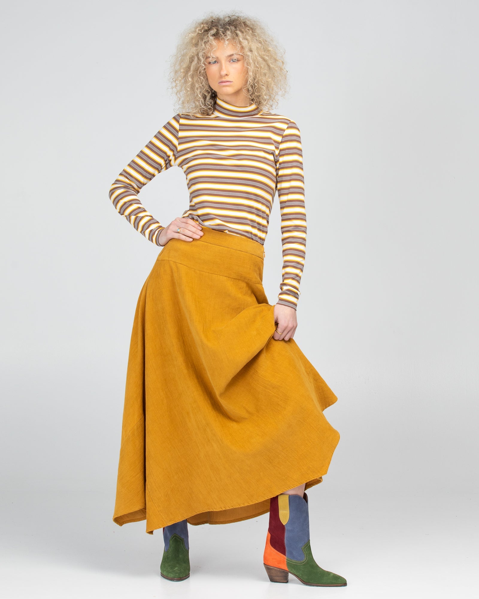 Boom Shankar Adeline Skirt - Marigold