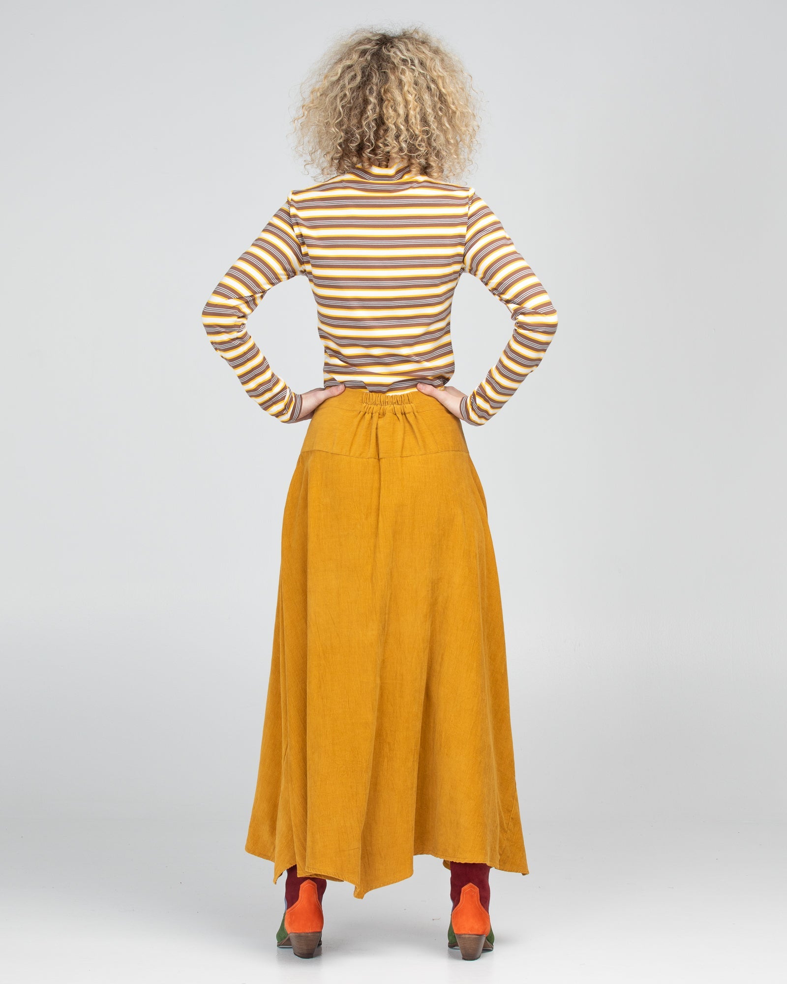 Boom Shankar Adeline Skirt - Marigold