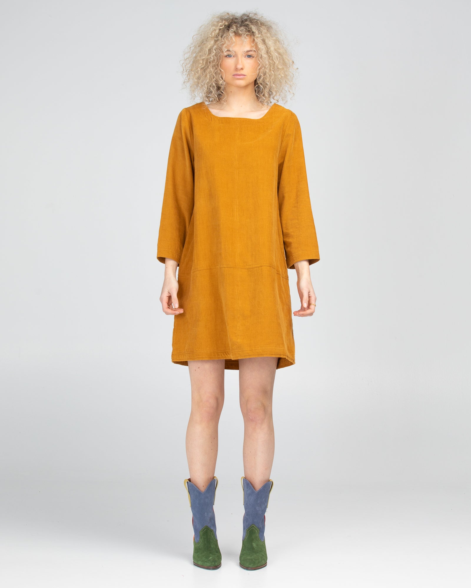 Boom Shankar Eva Dress - Marigold