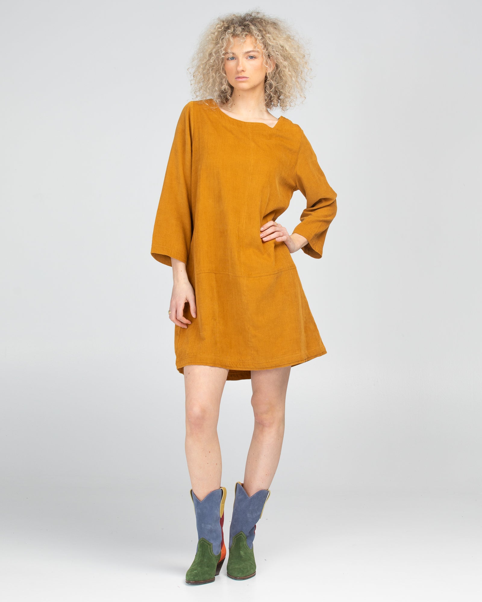 Boom Shankar Eva Dress - Marigold