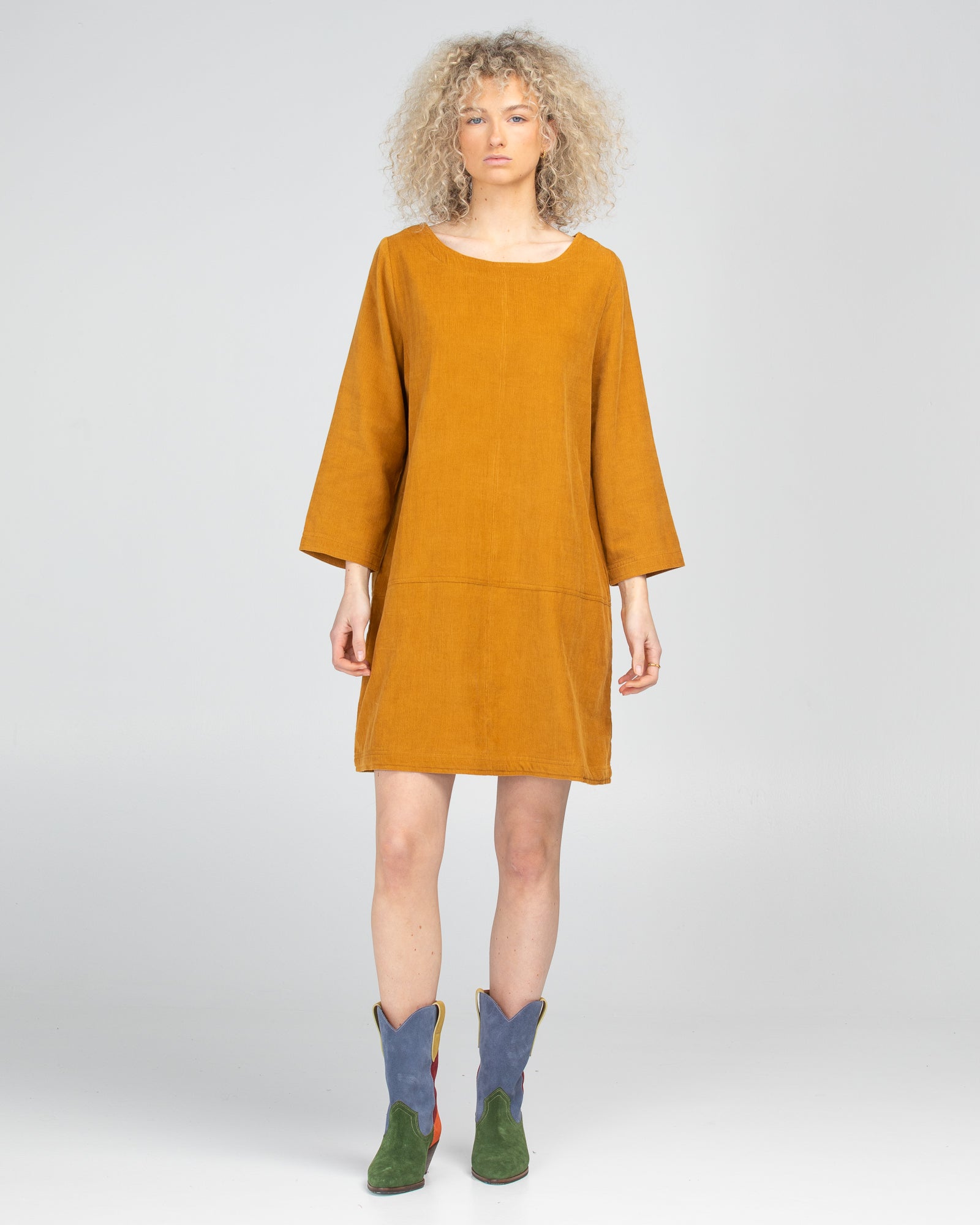 Boom Shankar Eva Dress - Marigold