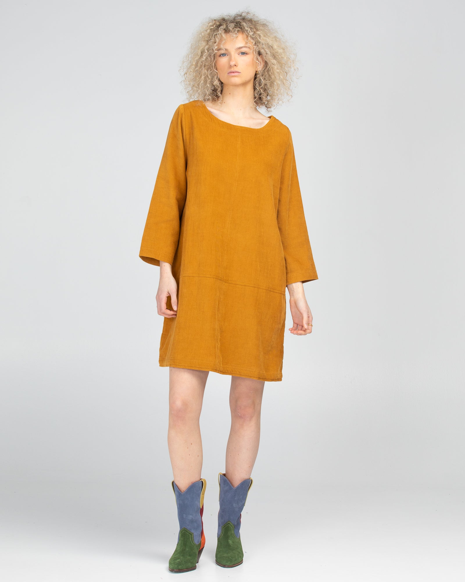 Boom Shankar Eva Dress - Marigold