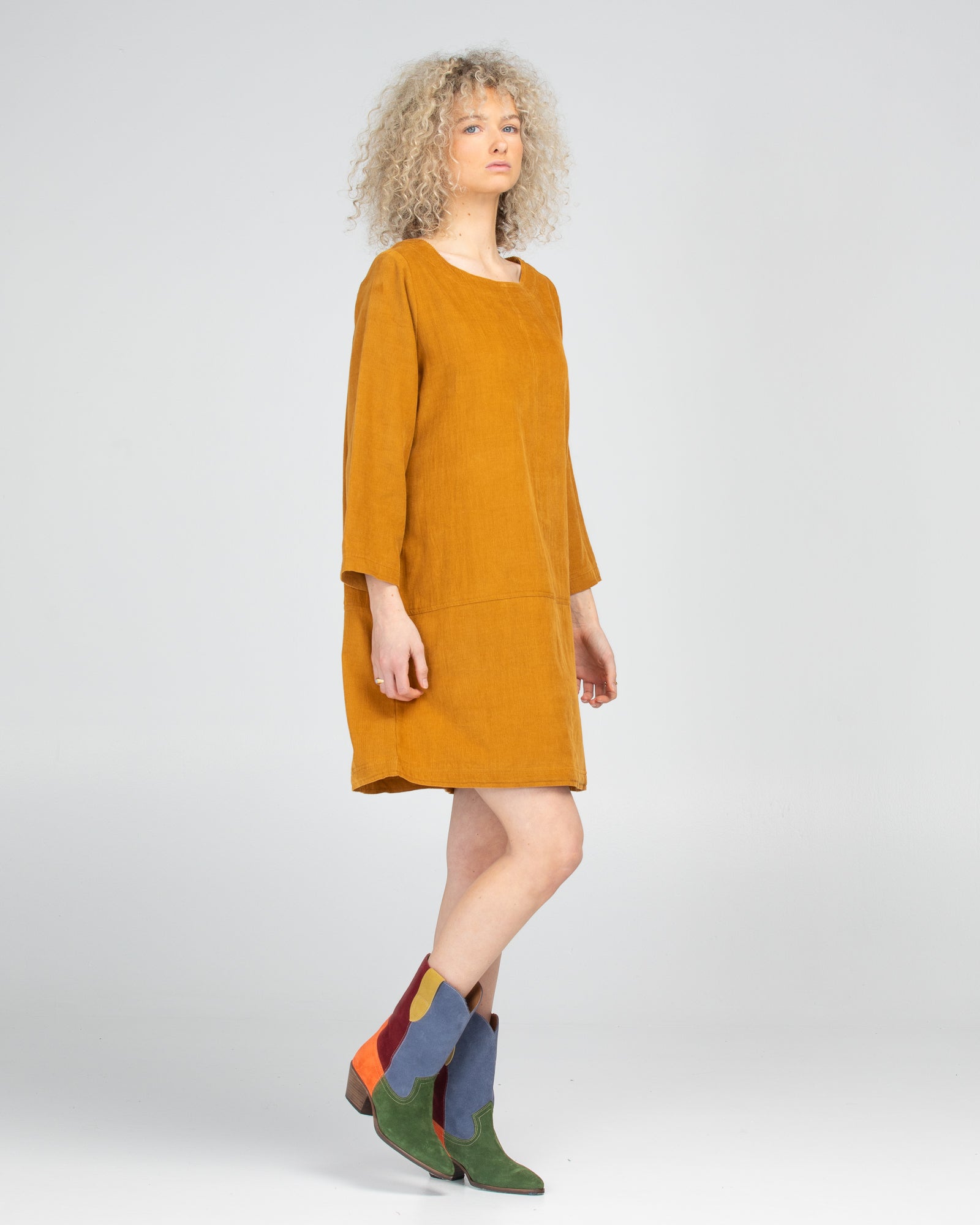 Boom Shankar Eva Dress - Marigold
