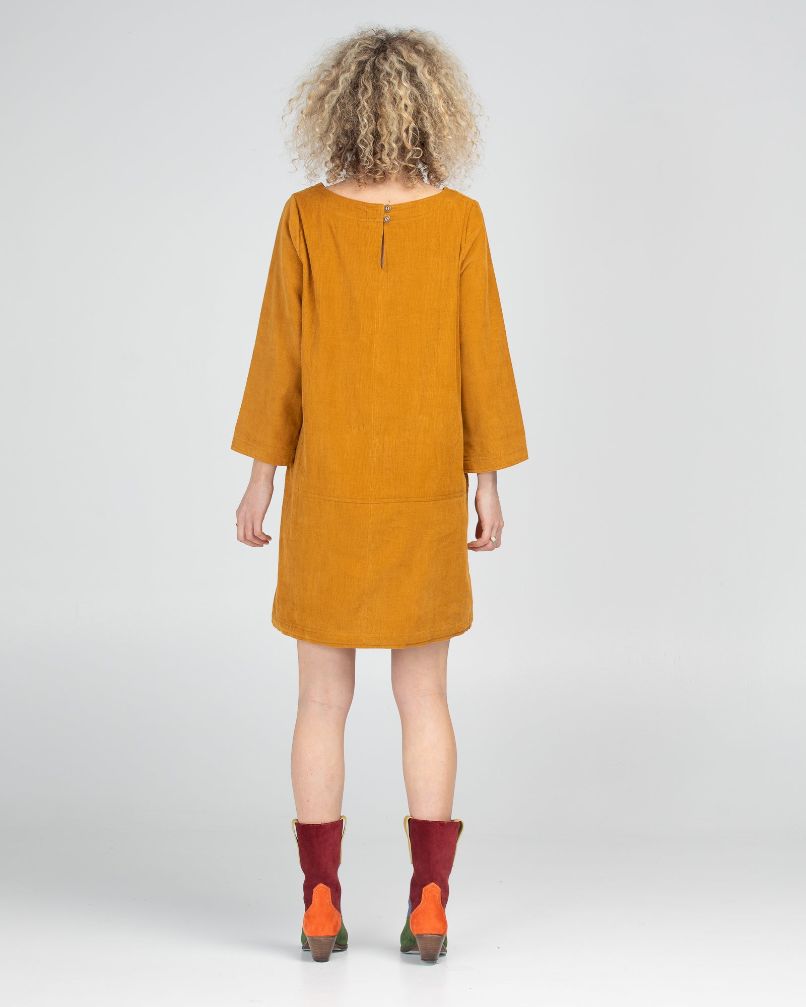 Boom Shankar Eva Dress - Marigold