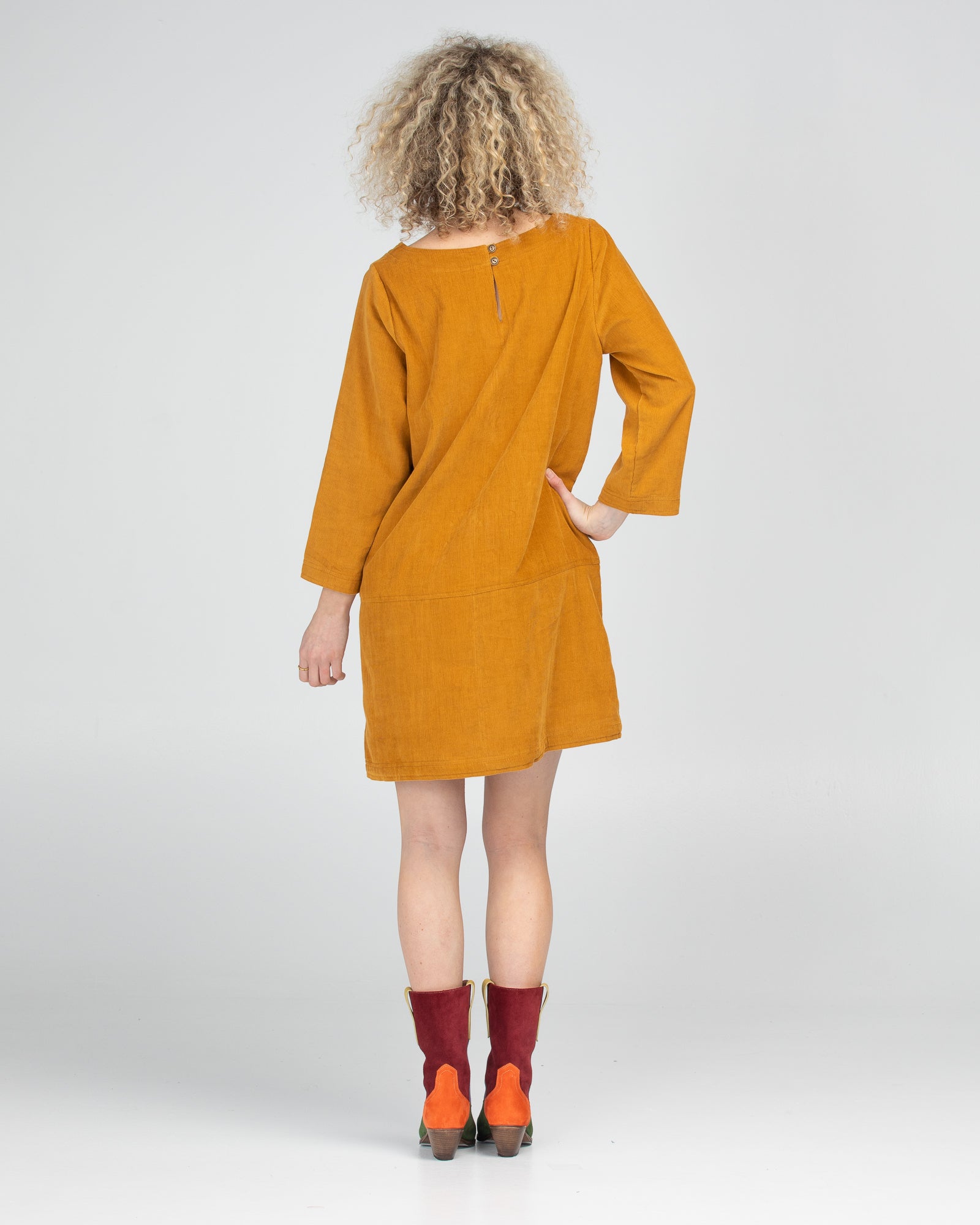 Boom Shankar Eva Dress - Marigold