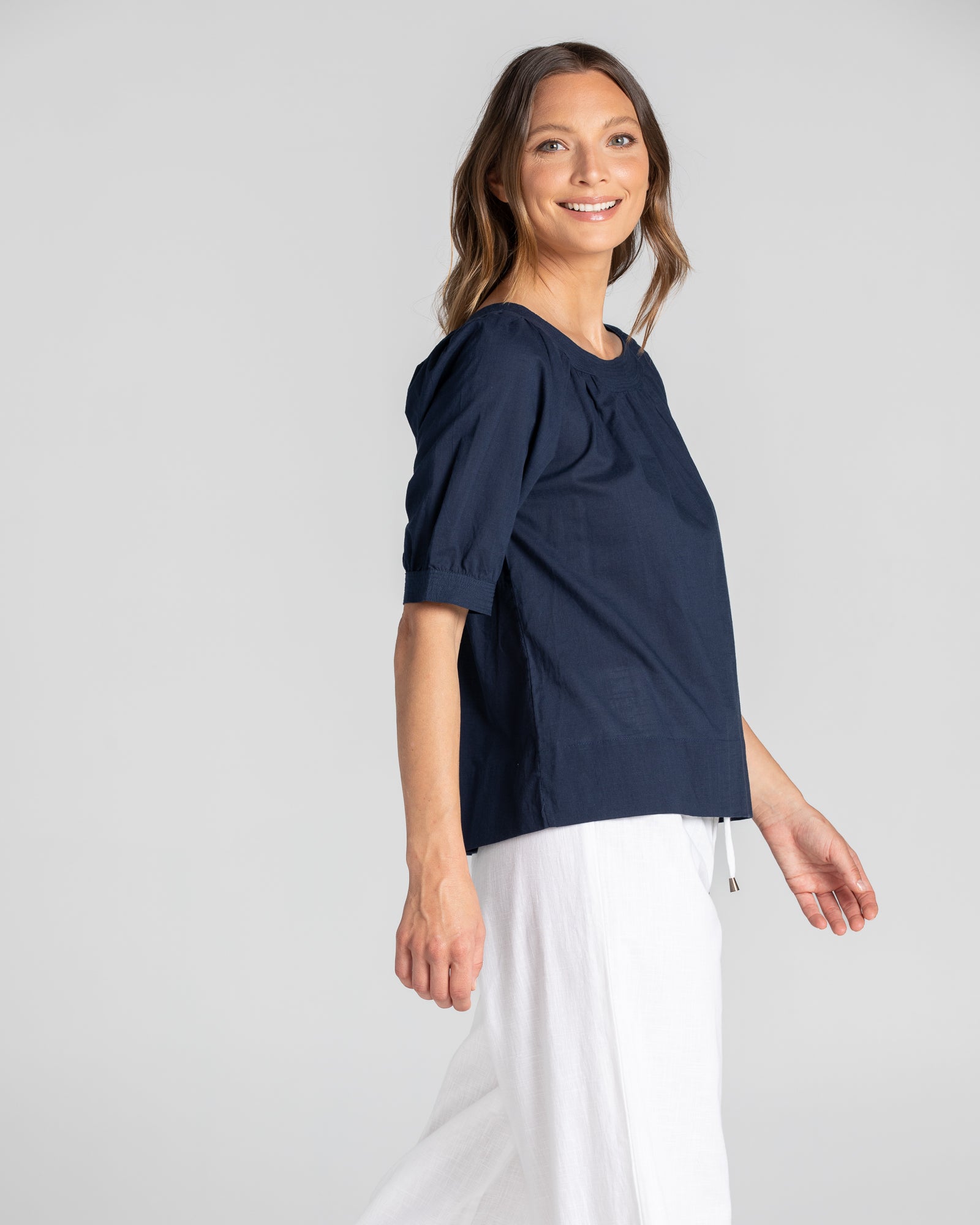 Boom Shankar Bliss Top - Navy