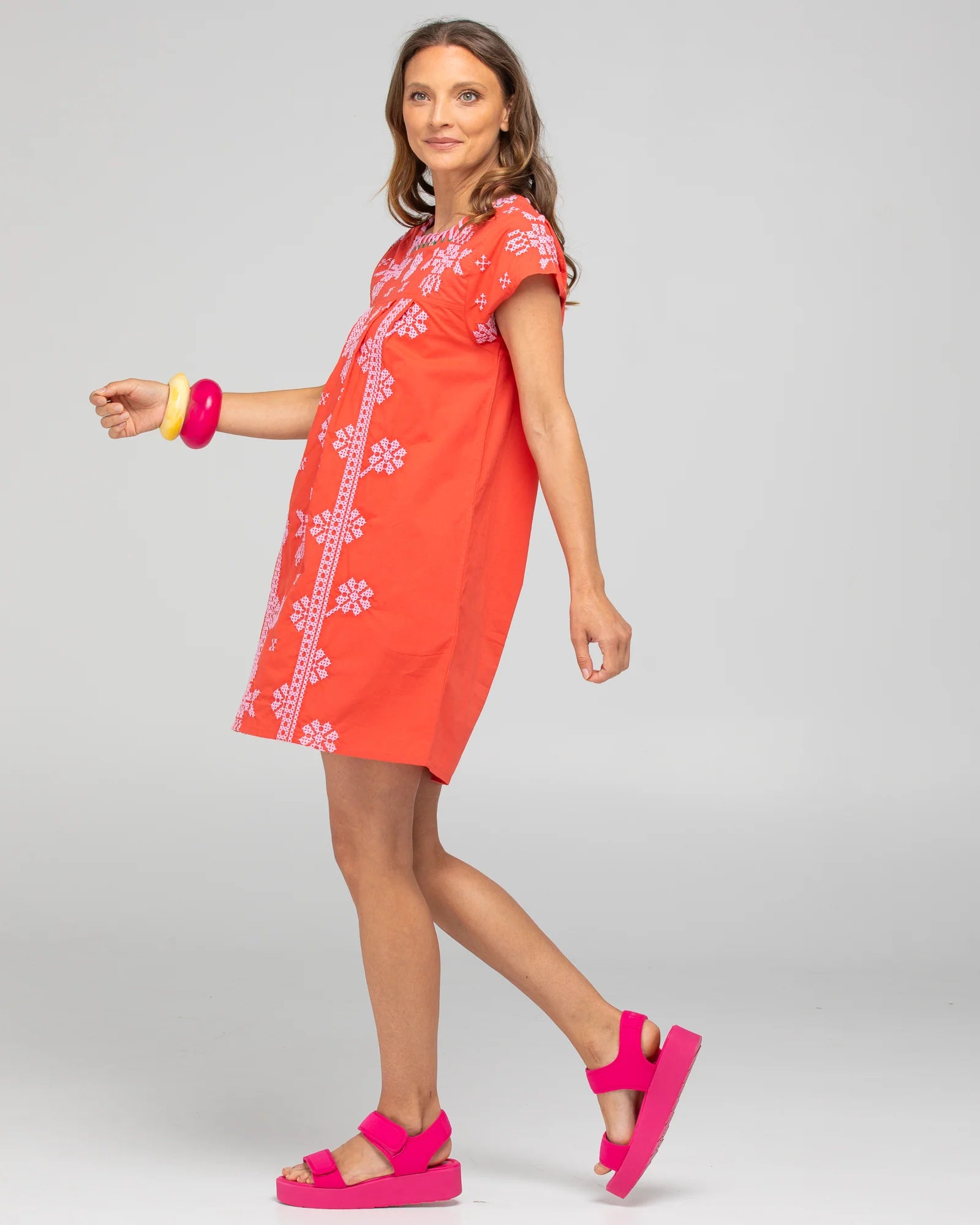 Boom Shankar Amore Dress - Cayenne