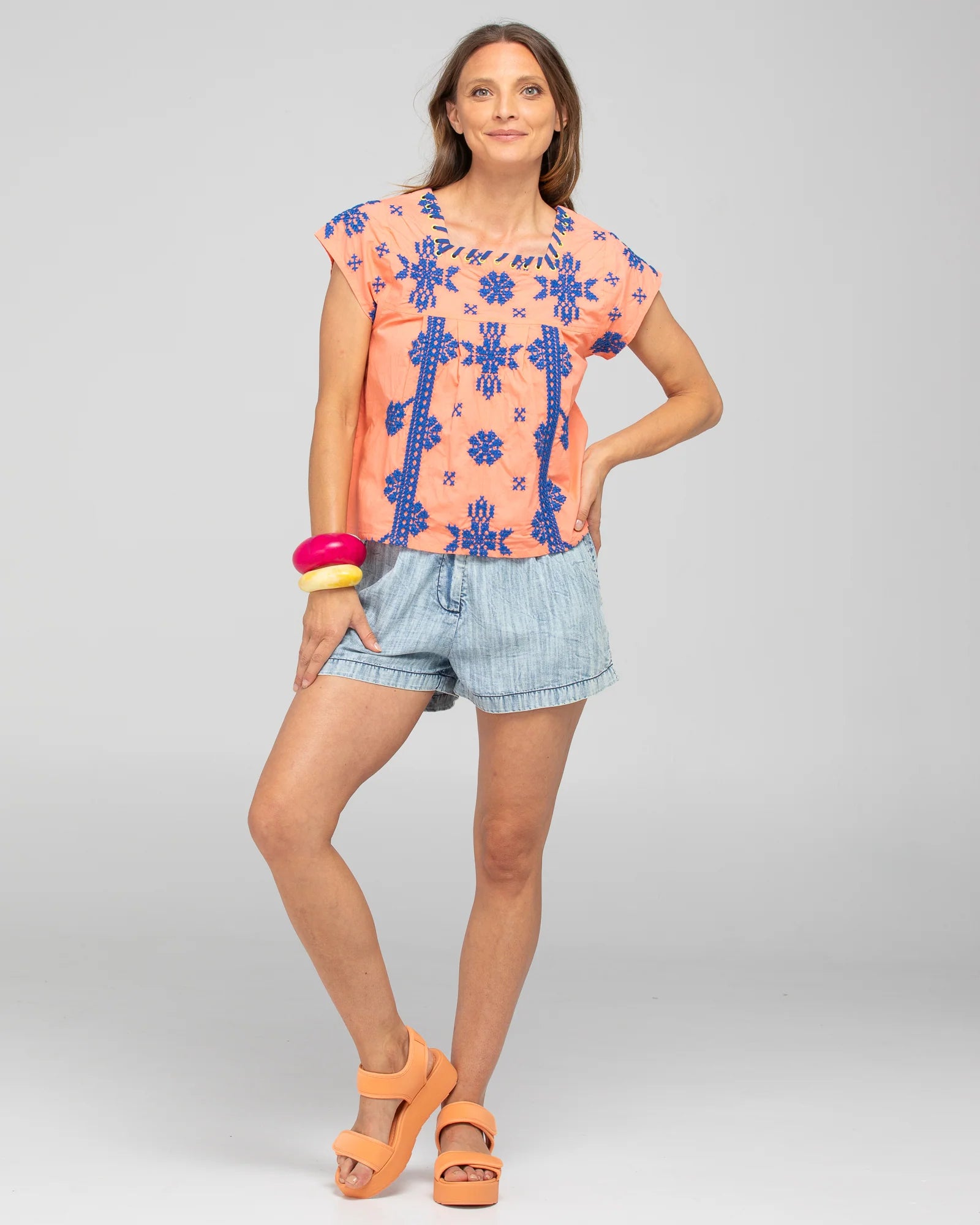 Boom Shankar Amore Top - Desert Flower