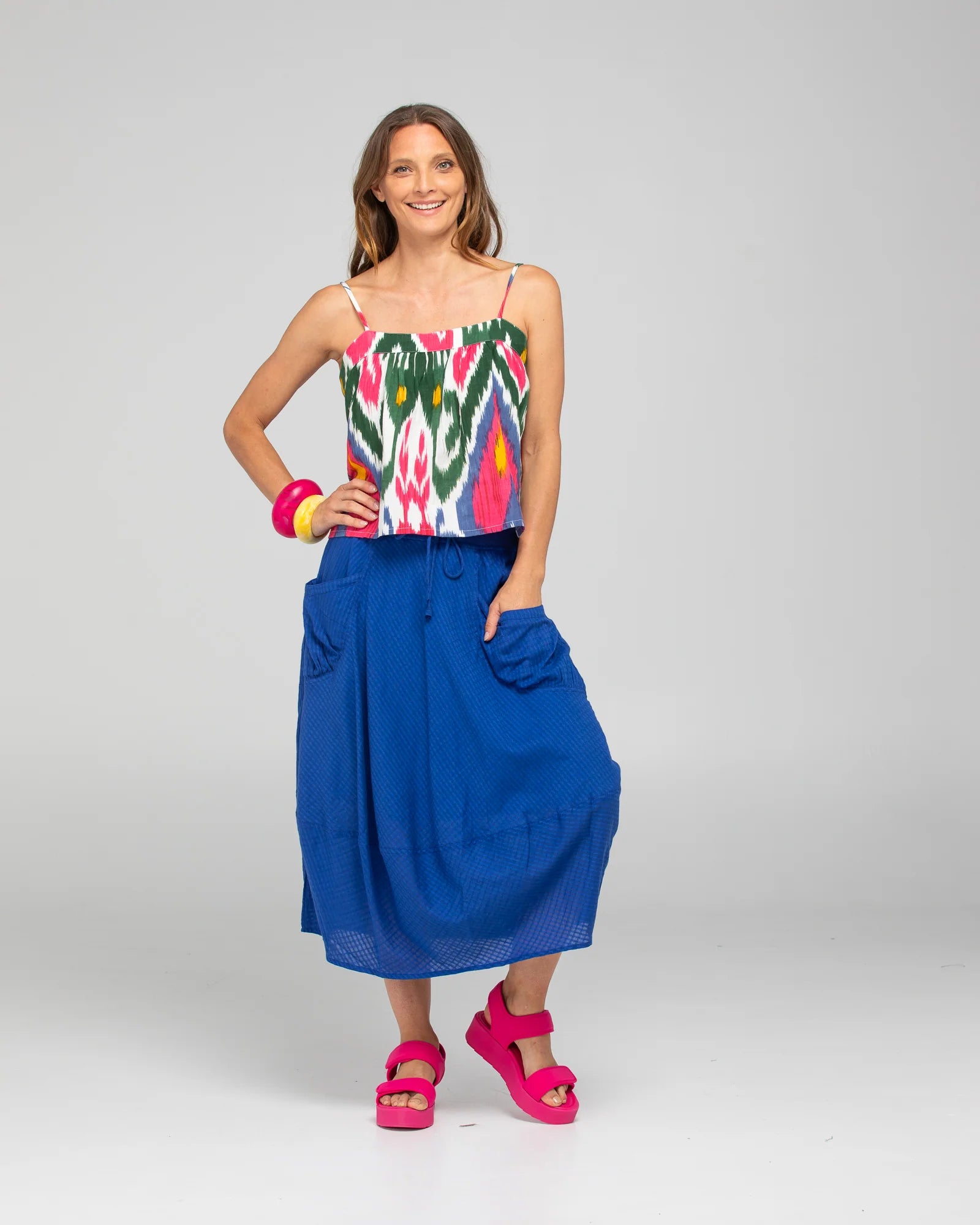 Boom Shankar Guru Skirt - Blu