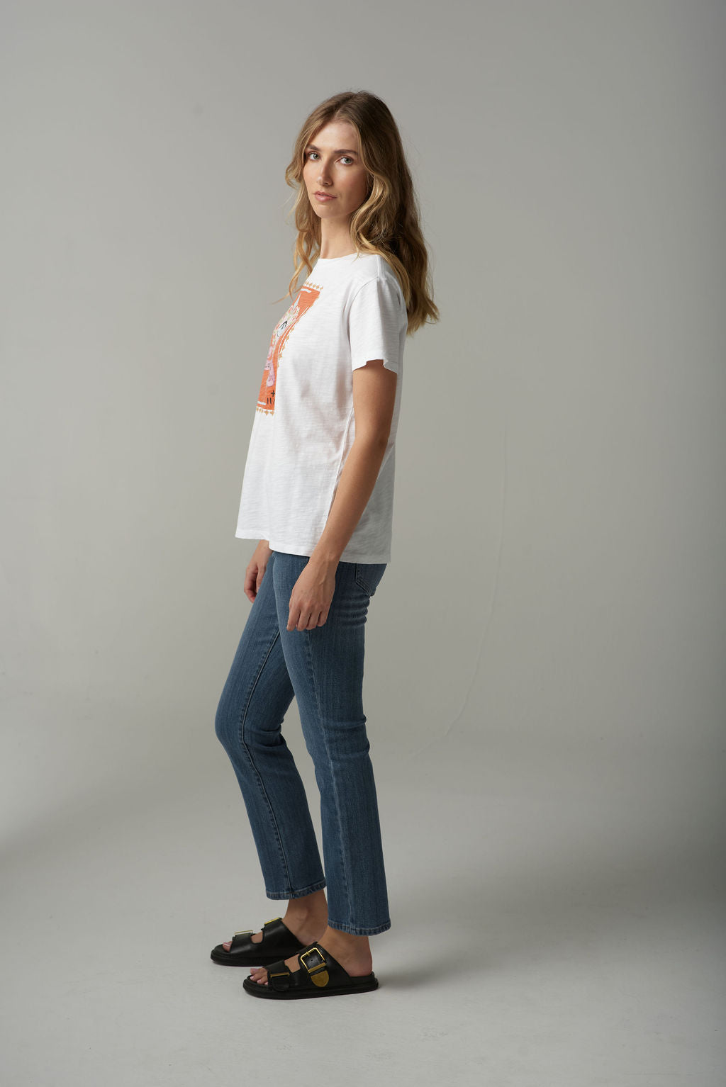 Cloth+Paper+Scissors Lucky Seven Printed Tee