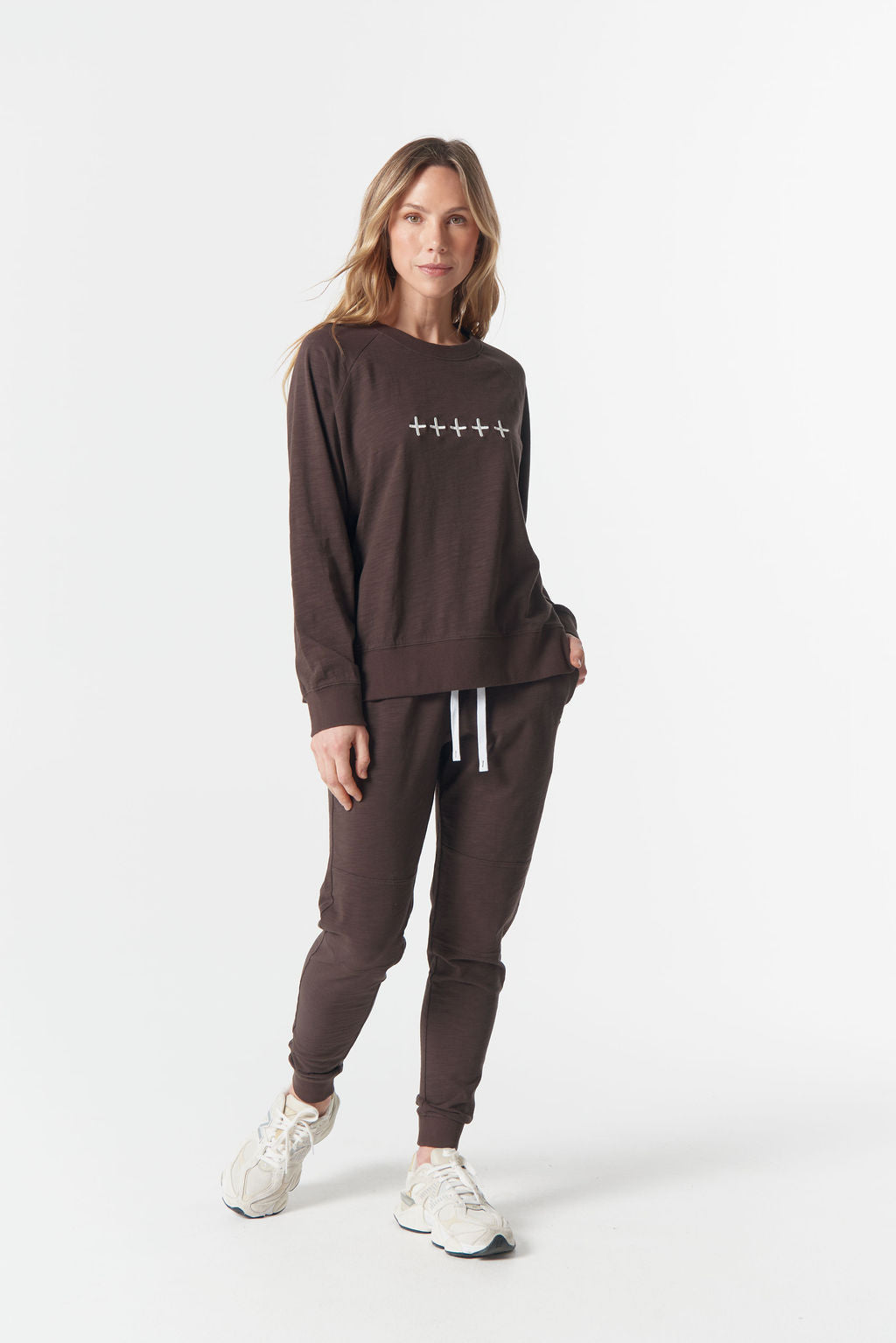 Cloth+Paper+Scissors Back By Demand Jogger - Chocolate Torte