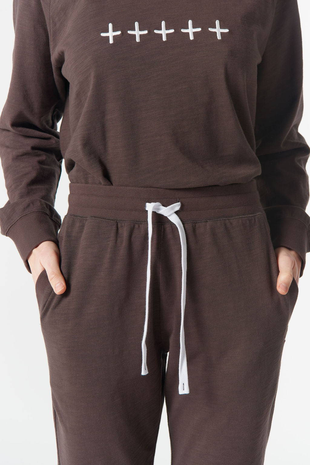 Cloth+Paper+Scissors Back By Demand Jogger - Chocolate Torte