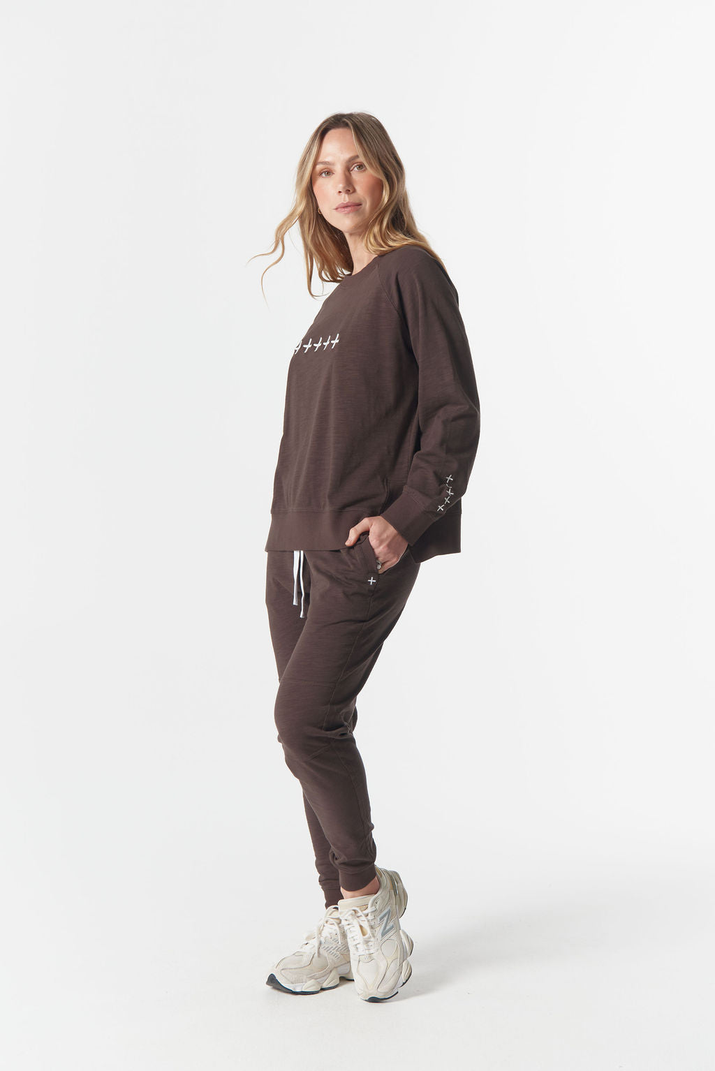 Cloth+Paper+Scissors Back By Demand Jogger - Chocolate Torte