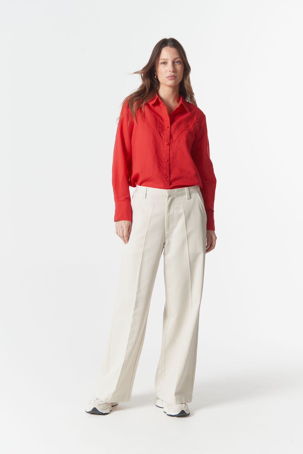 Cloth+Paper+Scissors The Star Straight Pant - Starch