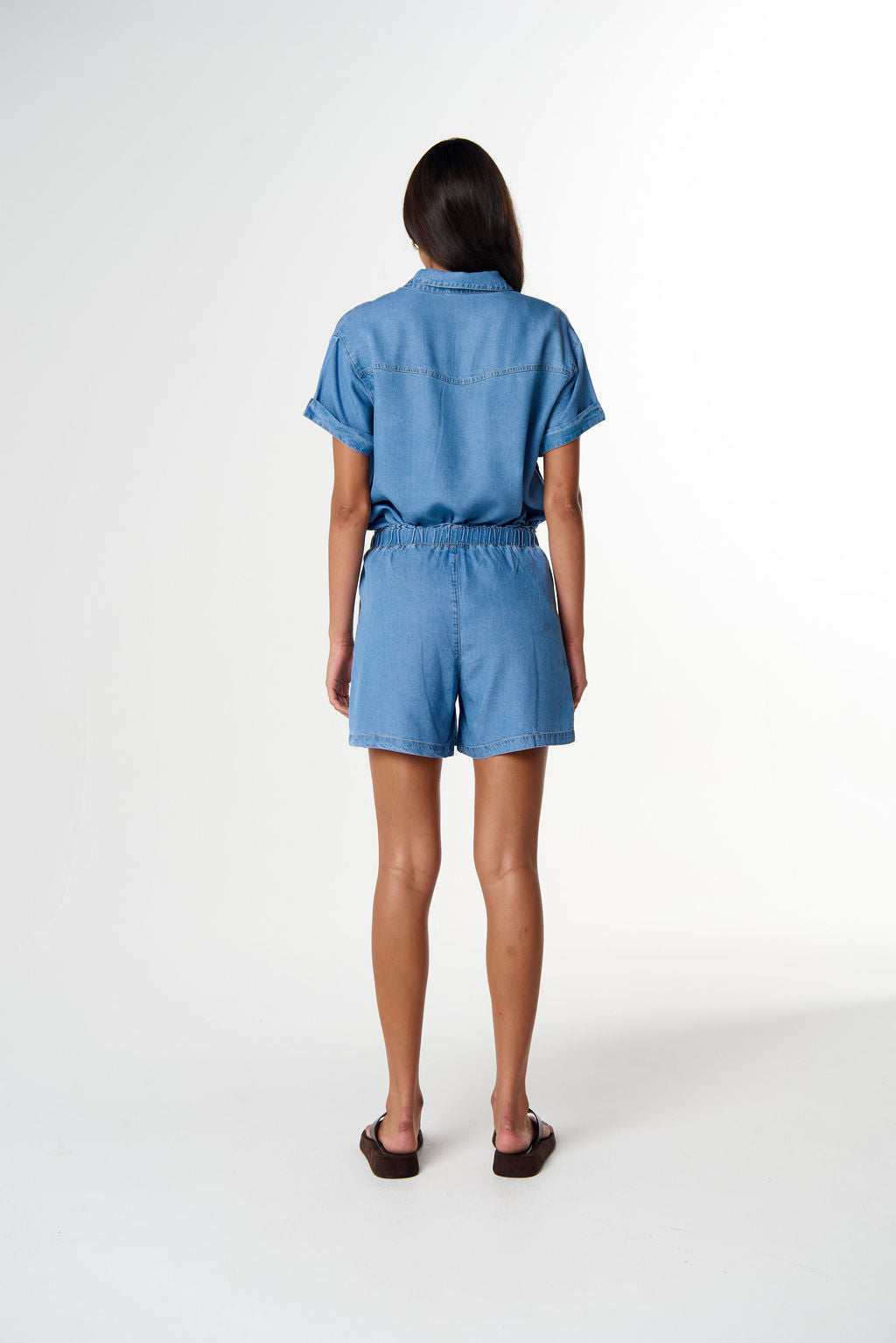 Cloth+Paper+Scissors Motor Short - Denim Blue