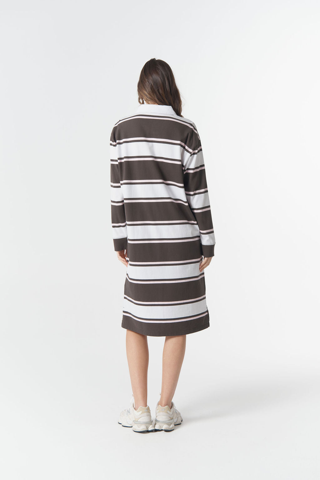 Cloth+Paper+Scissors The Go To Rugby Dress - Chocolate Torte