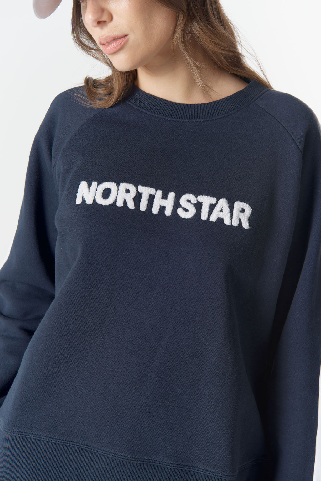 Cloth+Paper+Scissors Tracker North Star Sweater - Parisian Navy/White