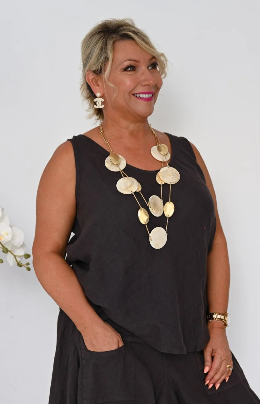 Donna Donna Camio Tank Top - Coco