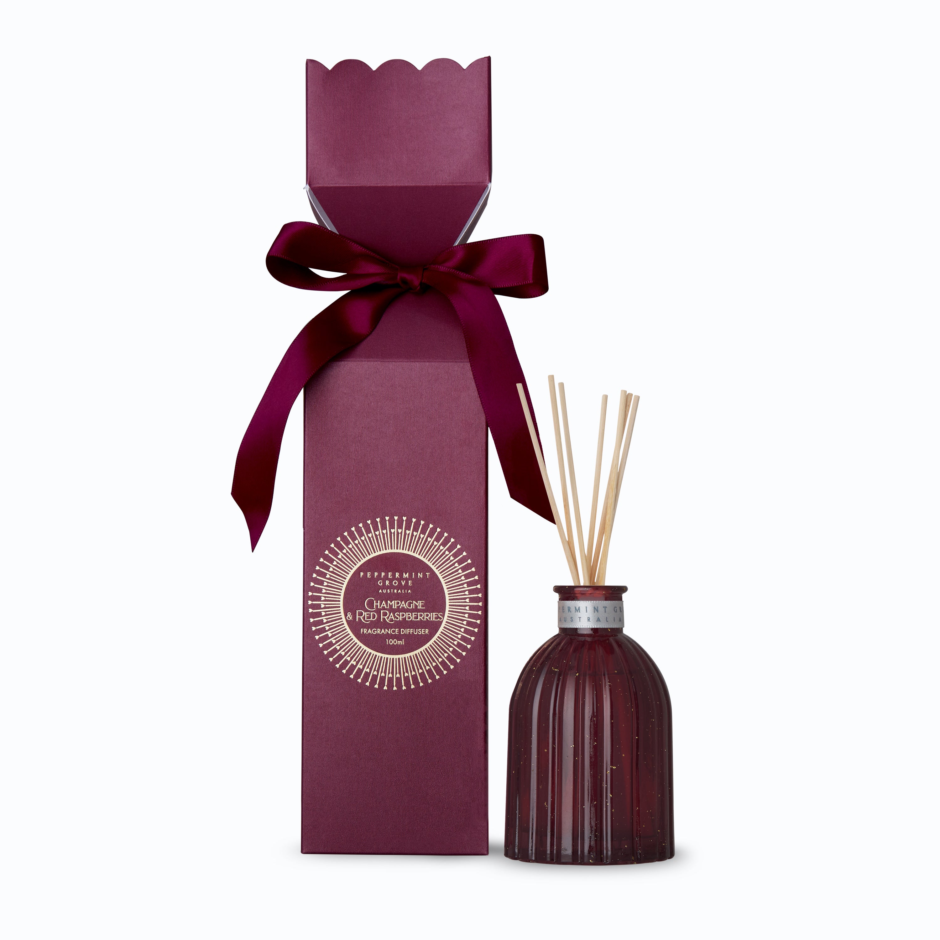 Peppermint Grove Champagne & Red Raspberries Mini Diffuser Bon-Bon 100ml