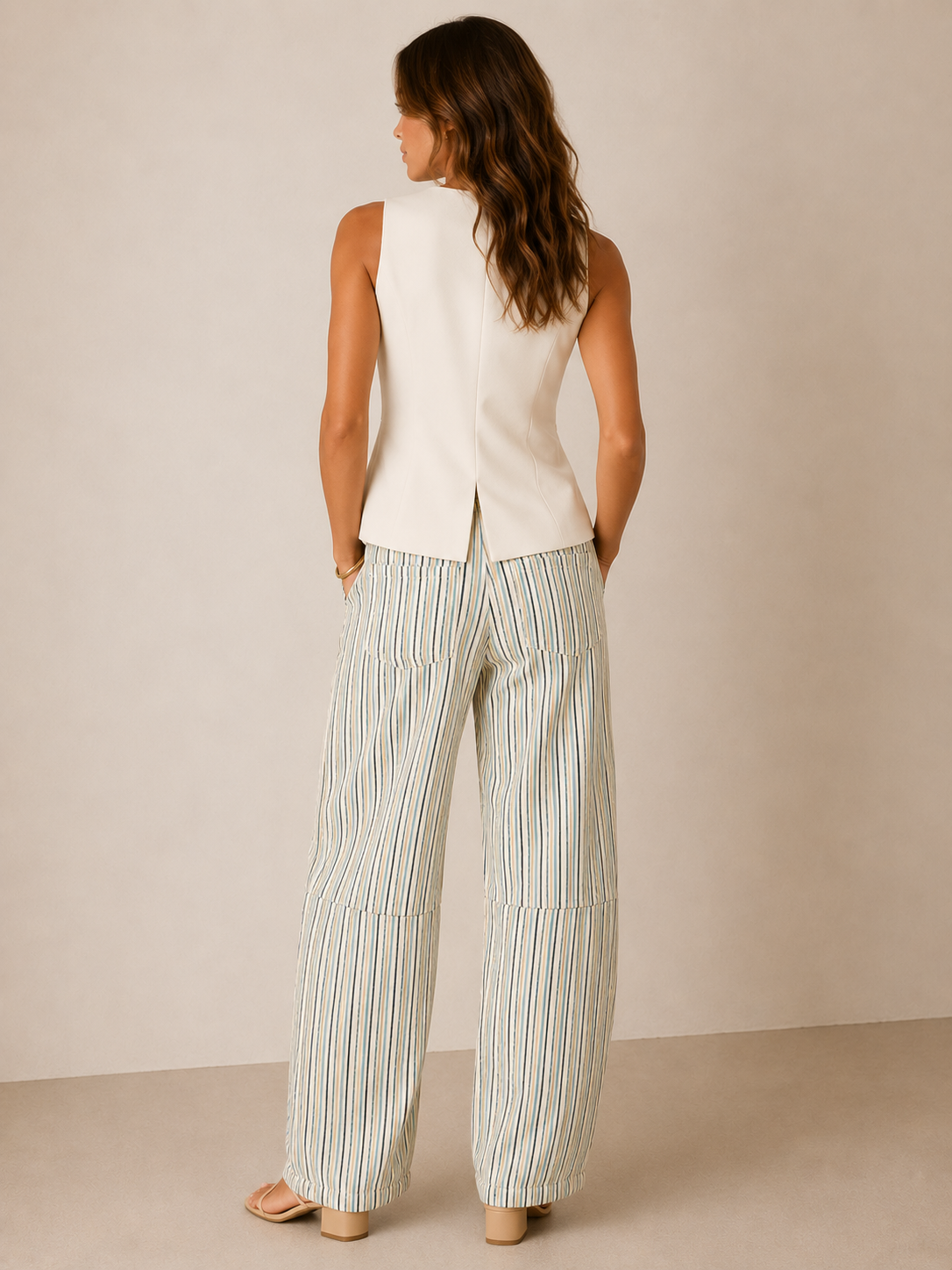 Smaibulun Stripe Barrel Jeans