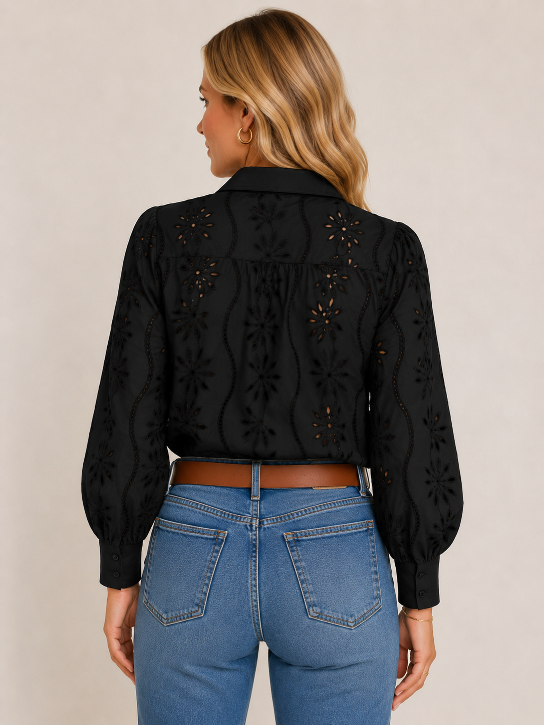 Smaibulun Brodie Anglaise Shirt - Black