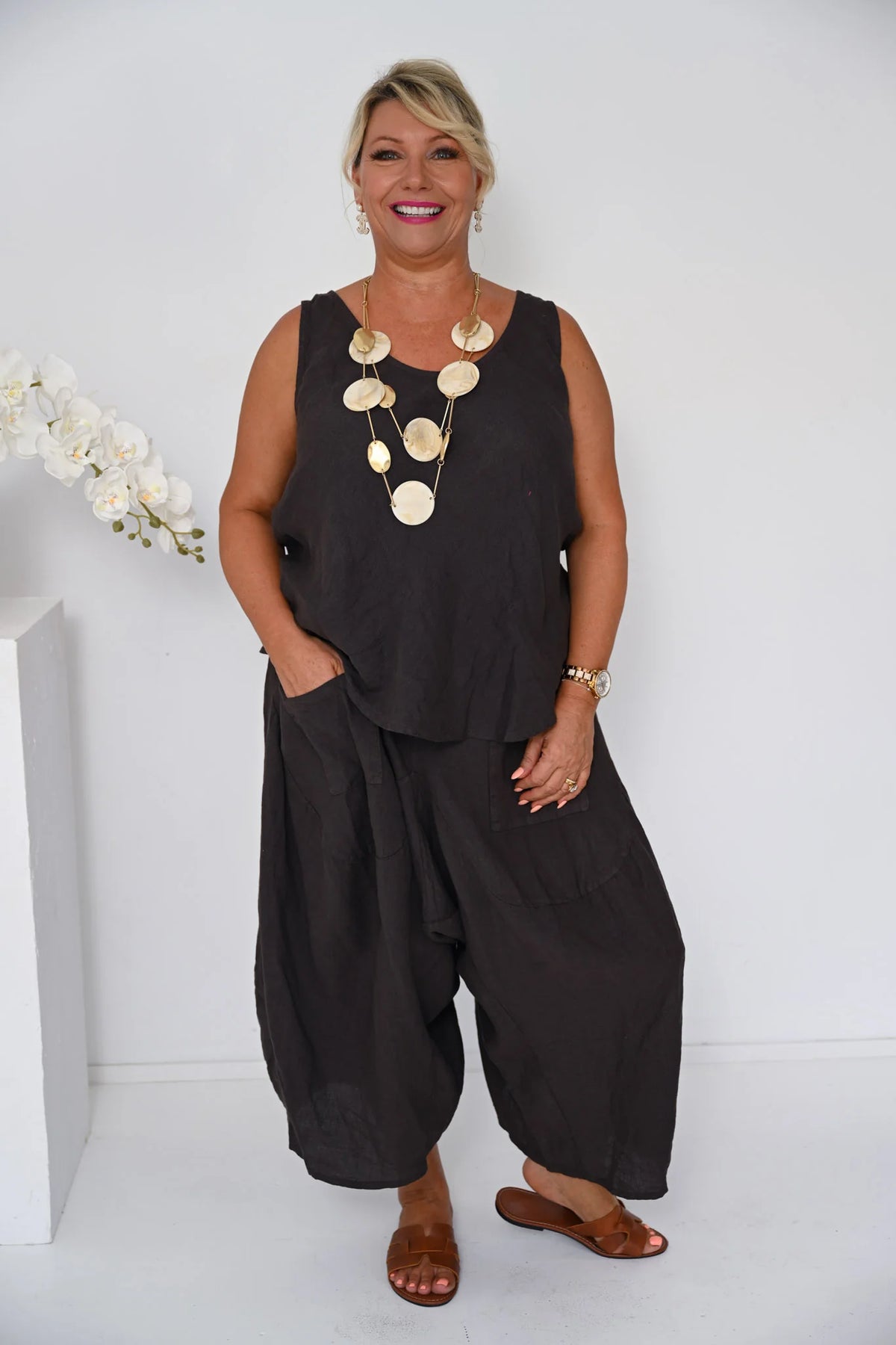 Donna Donna Camio Tank Top - Coco