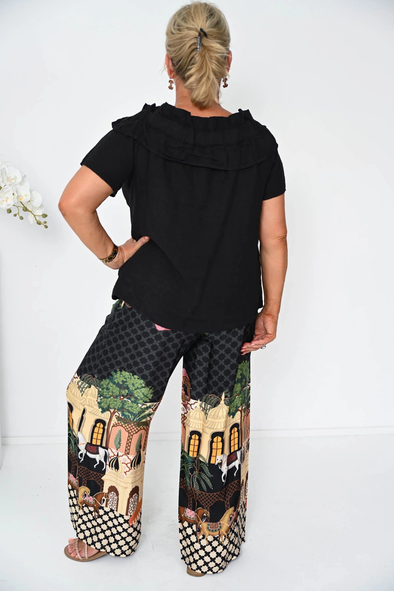 Donna Donna Avento Top - Black