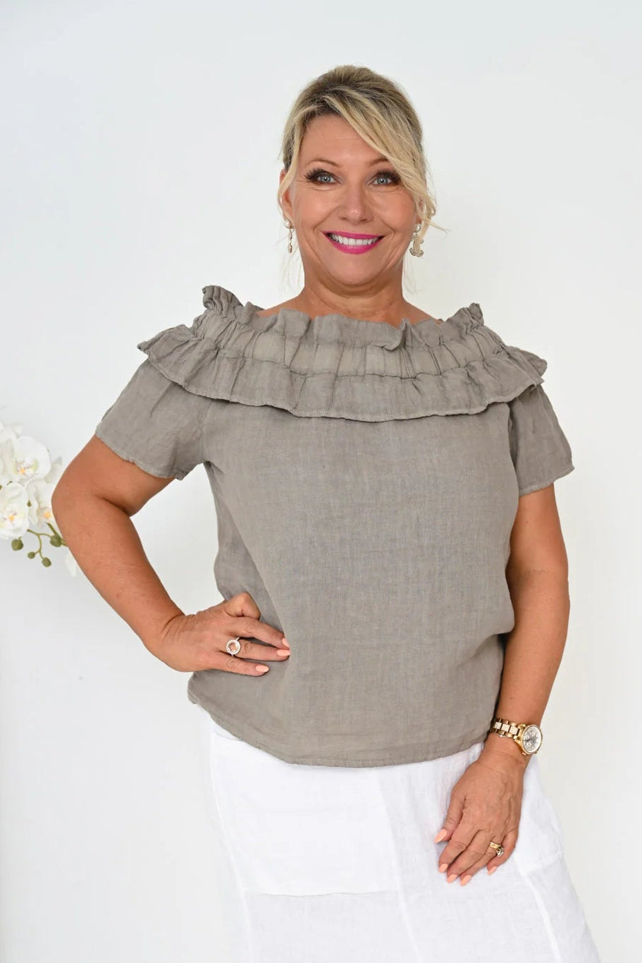 Donna Donna Avento Top - Fango