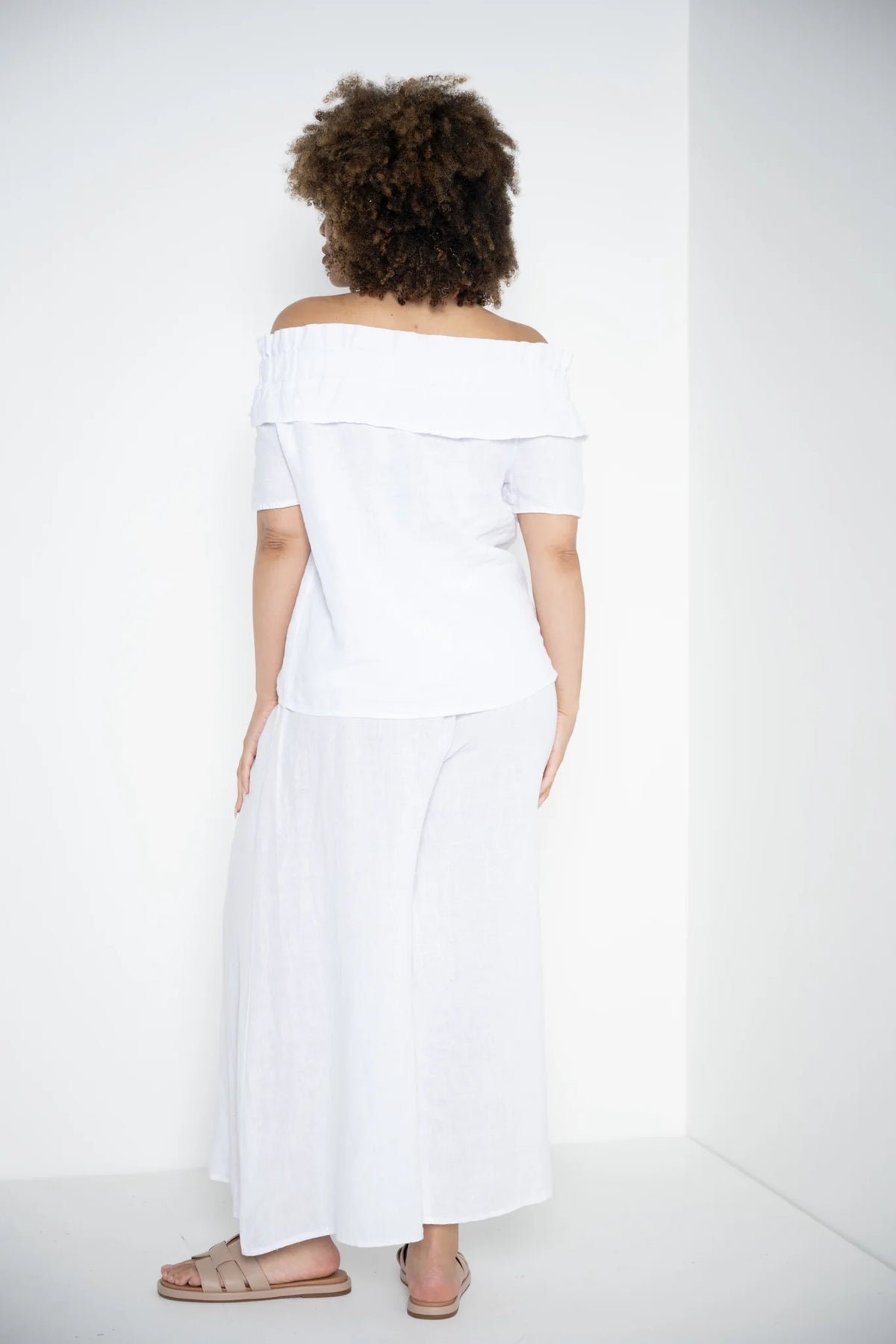 Donna Donna Avento Top - White