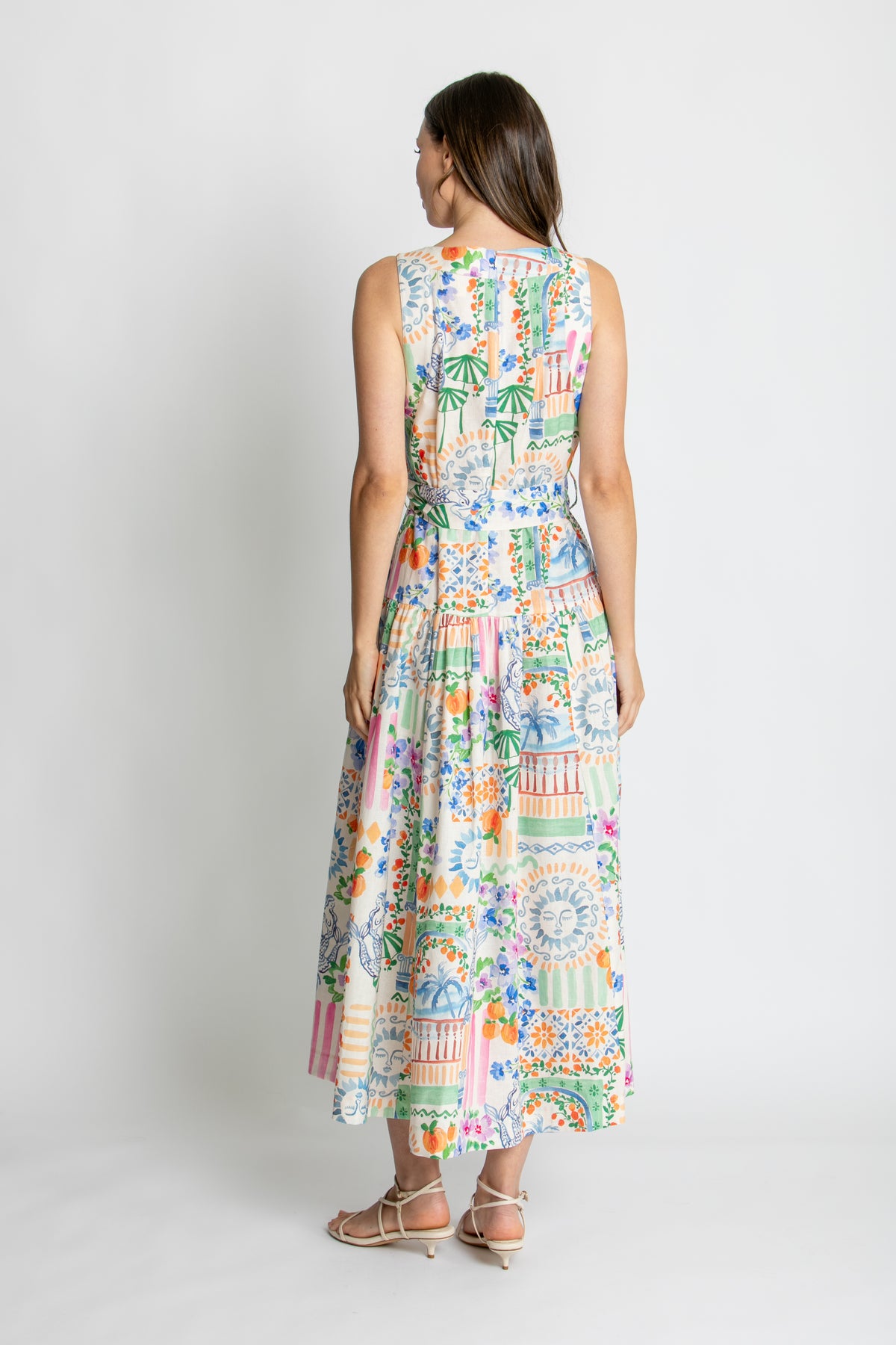 Kachel Lucy Midi Dress - Vacay