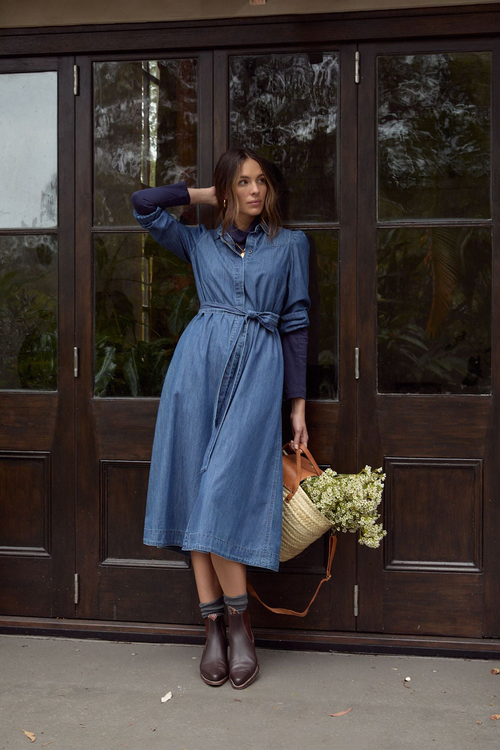Goondiwindi Cotton Chambray Dress