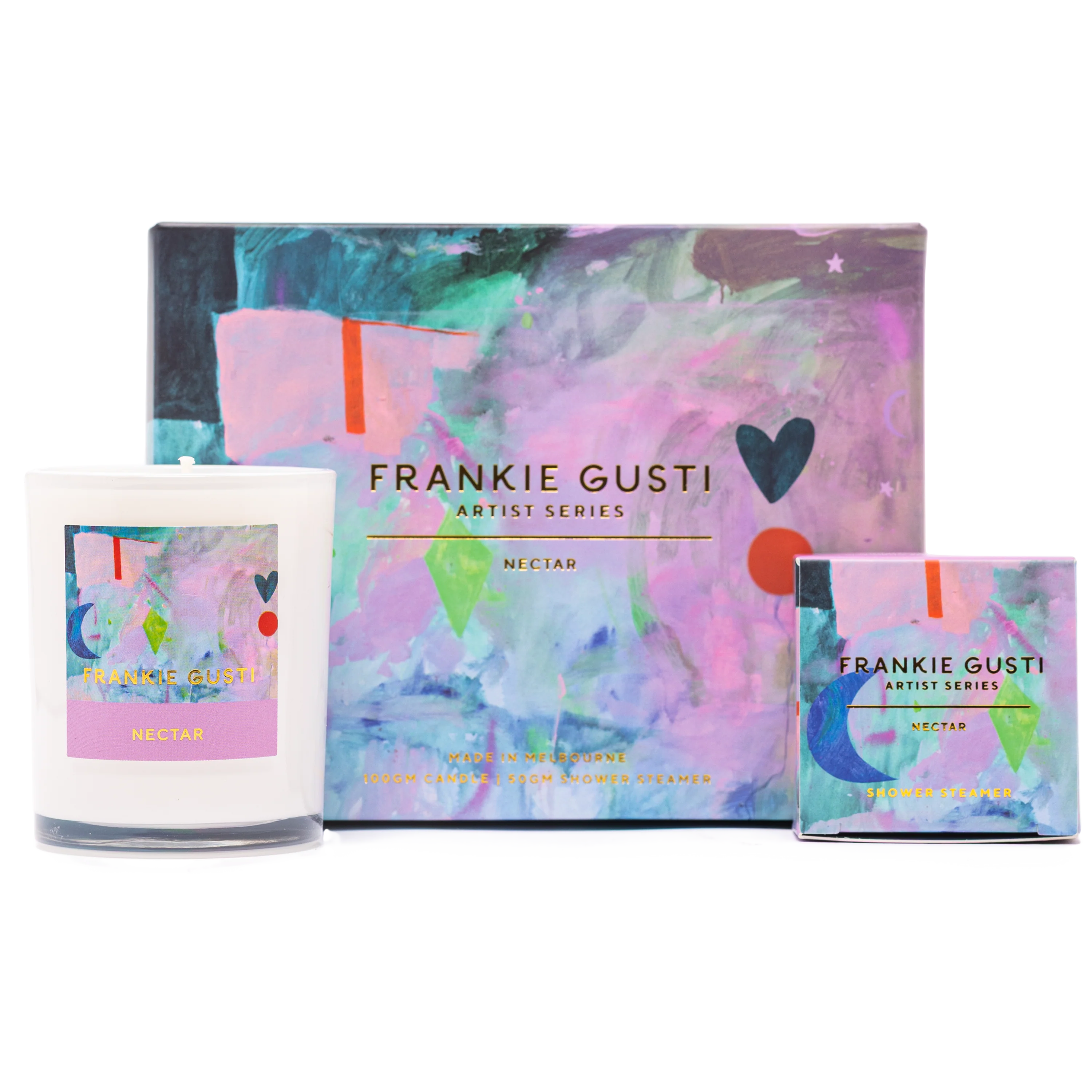 Frankie Gusti | Nectar | Kate Eliza | Artist Series Candle & Steamer Duo