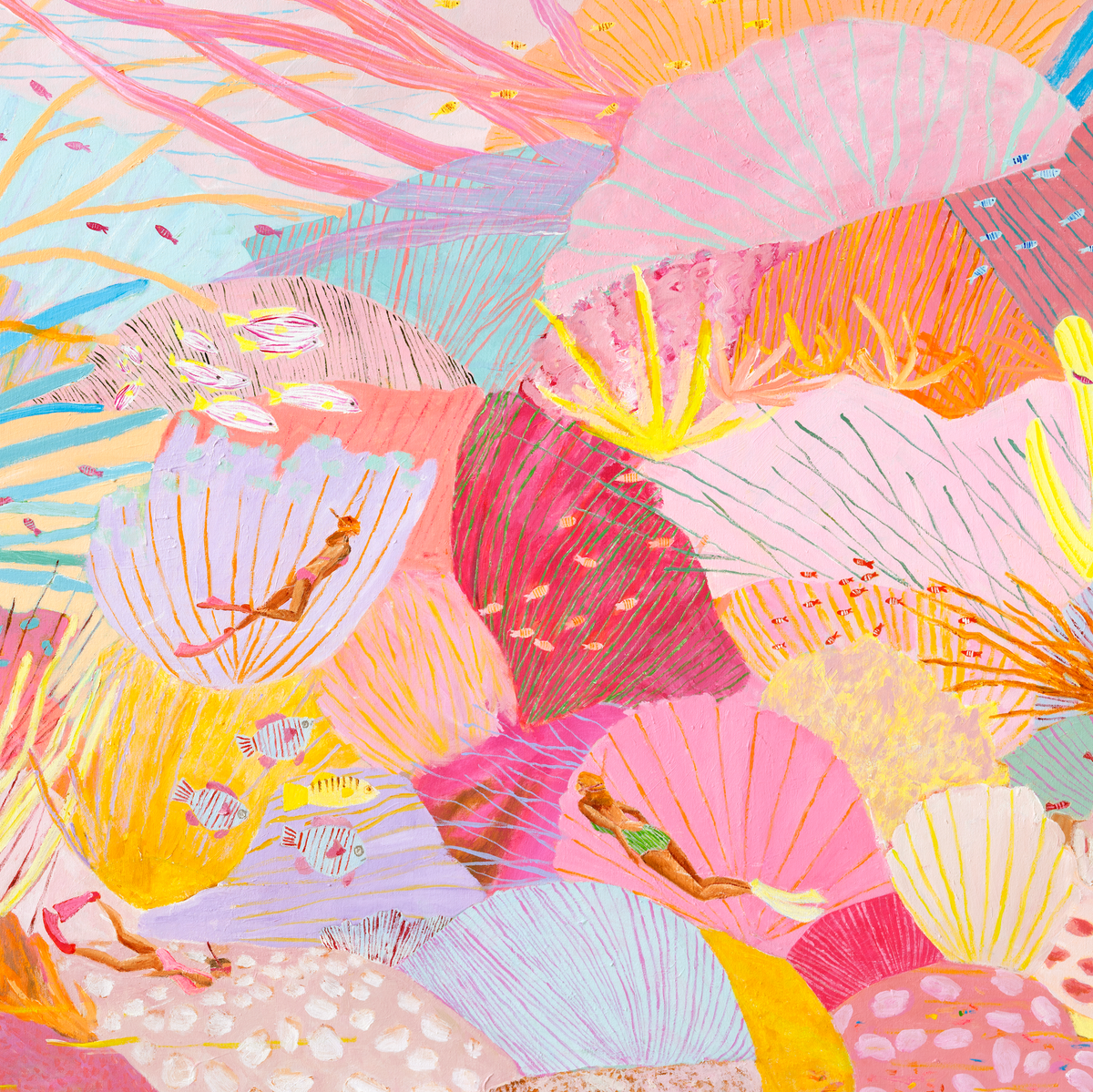 Frankie Gusti | Coral Bloom | Janey Forbes | Holiday Series Ornament