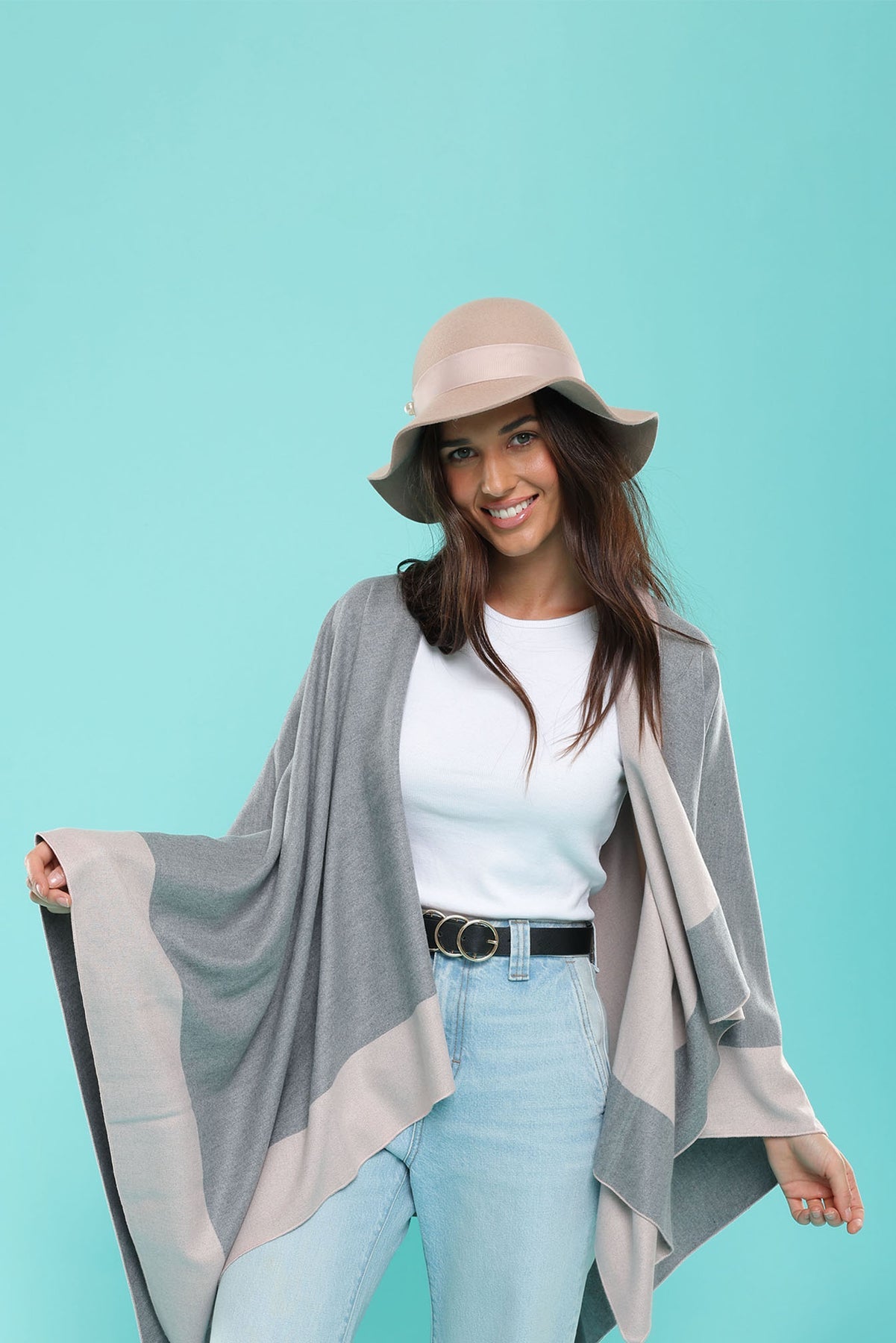 MORGAN & TAYLOR SAIGE SMALL WOOL FLOPPY - SAND