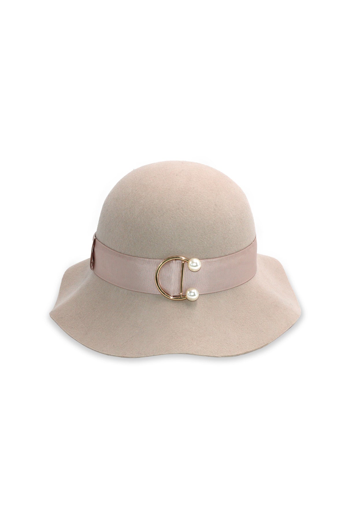 MORGAN & TAYLOR SAIGE SMALL WOOL FLOPPY - BEIGE