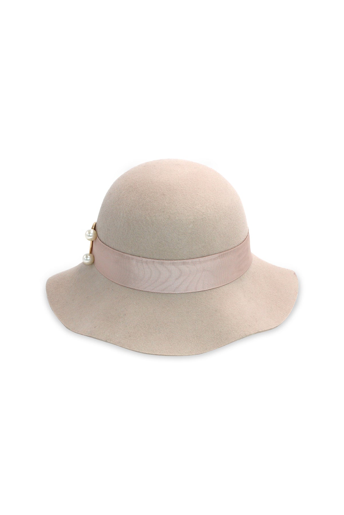 MORGAN & TAYLOR SAIGE SMALL WOOL FLOPPY - BEIGE